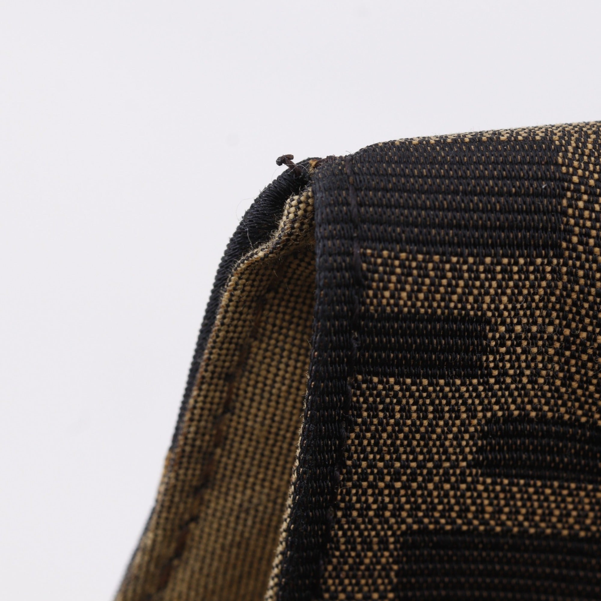 Fendi Zucca Brown Nylon Canvas Tote Bag (Pre-Owned)