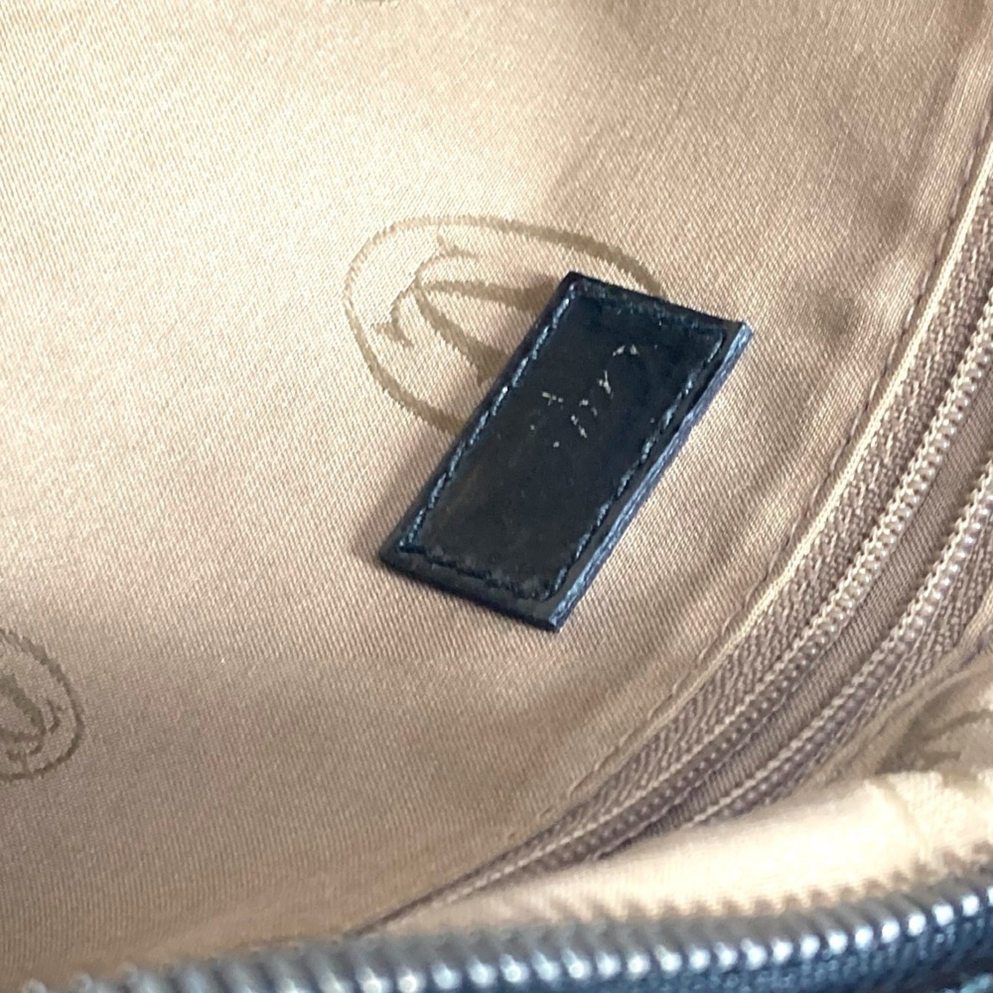 Cartier Black Leather Handbag Tote Bag (Pre-Owned)