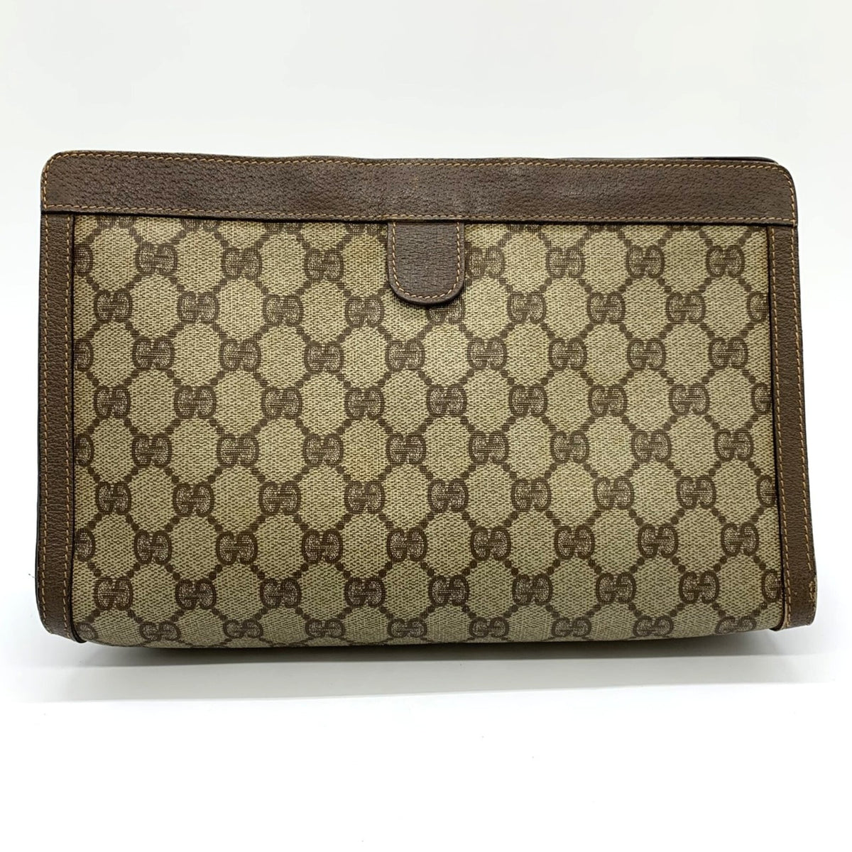 Gucci Brown Clutch Bag (Pre-Owned)