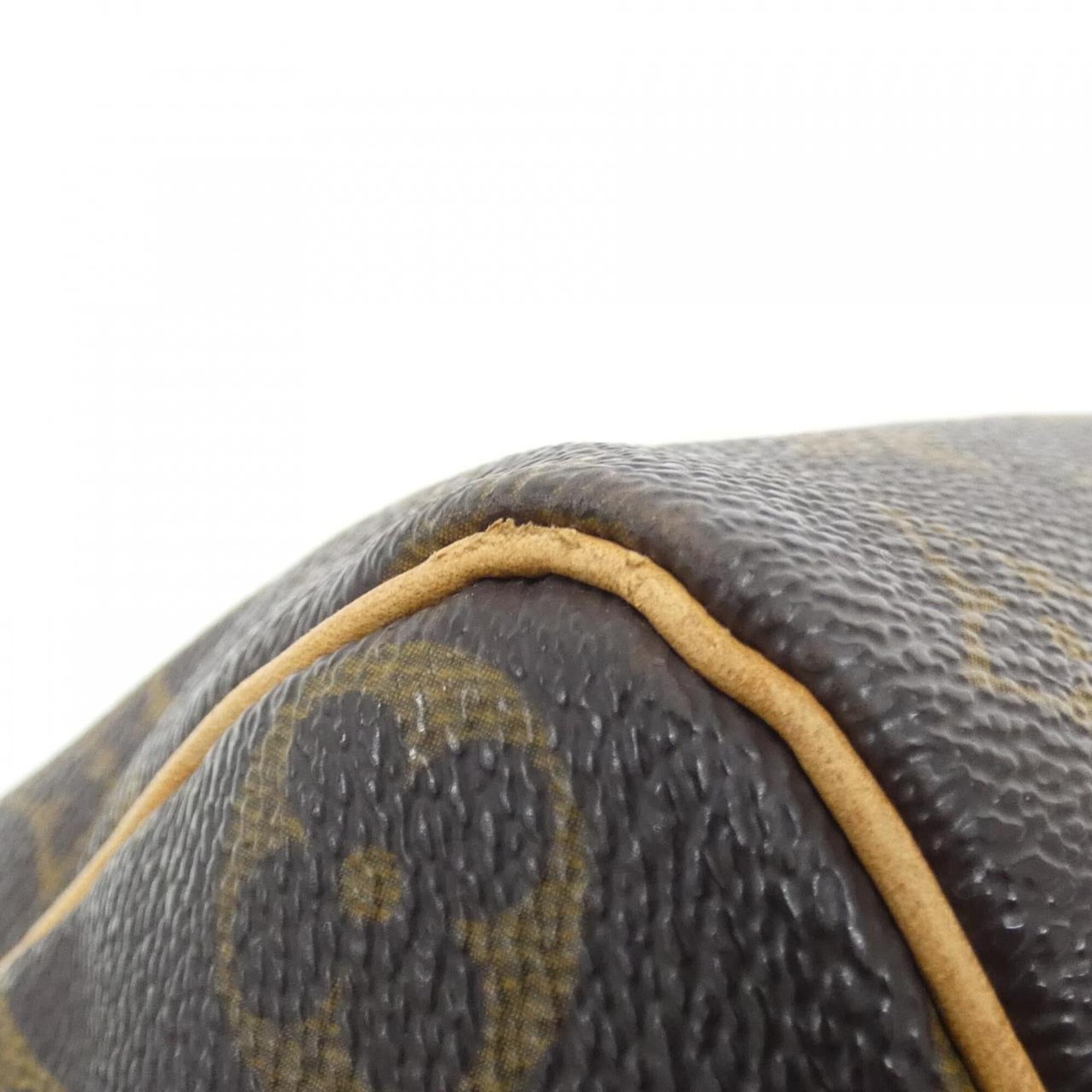 Louis Vuitton Marron Coated Canvas Boston Bag (Pre-Owned)