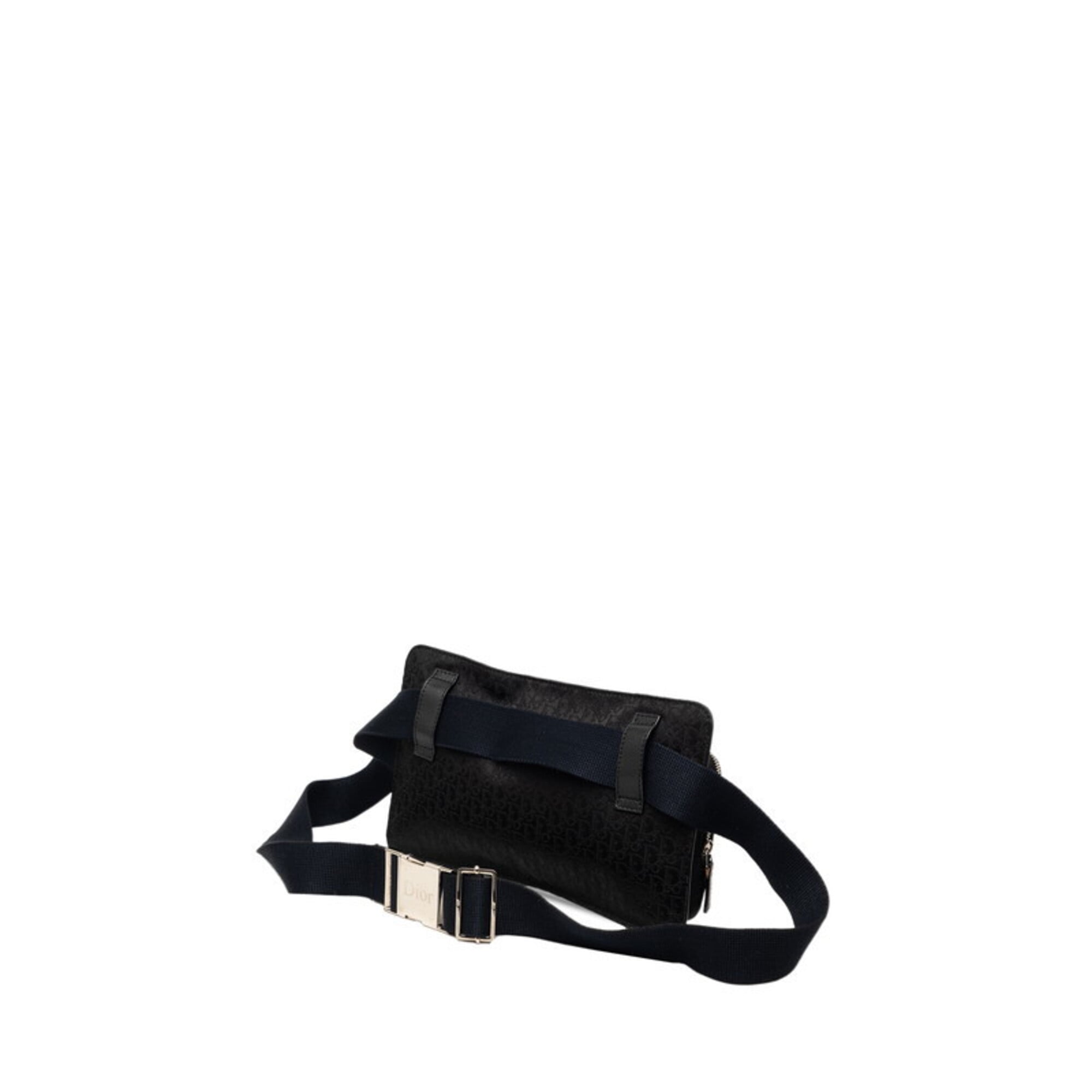 Christian Dior Black Canvas Fanny Pack (Pre-Owned)