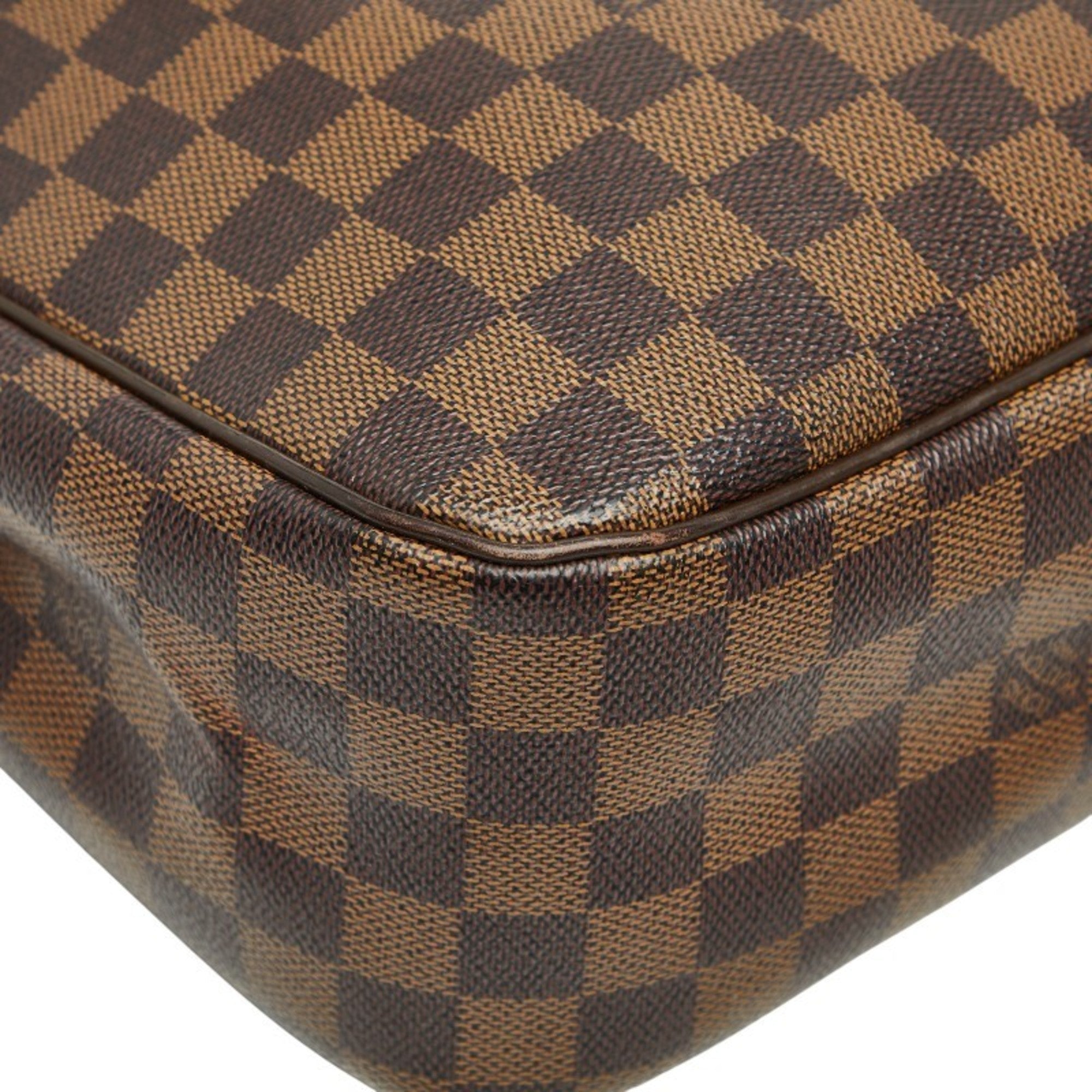Louis Vuitton Brown Pvc Leather Handbag Tote Bag (Pre-Owned)