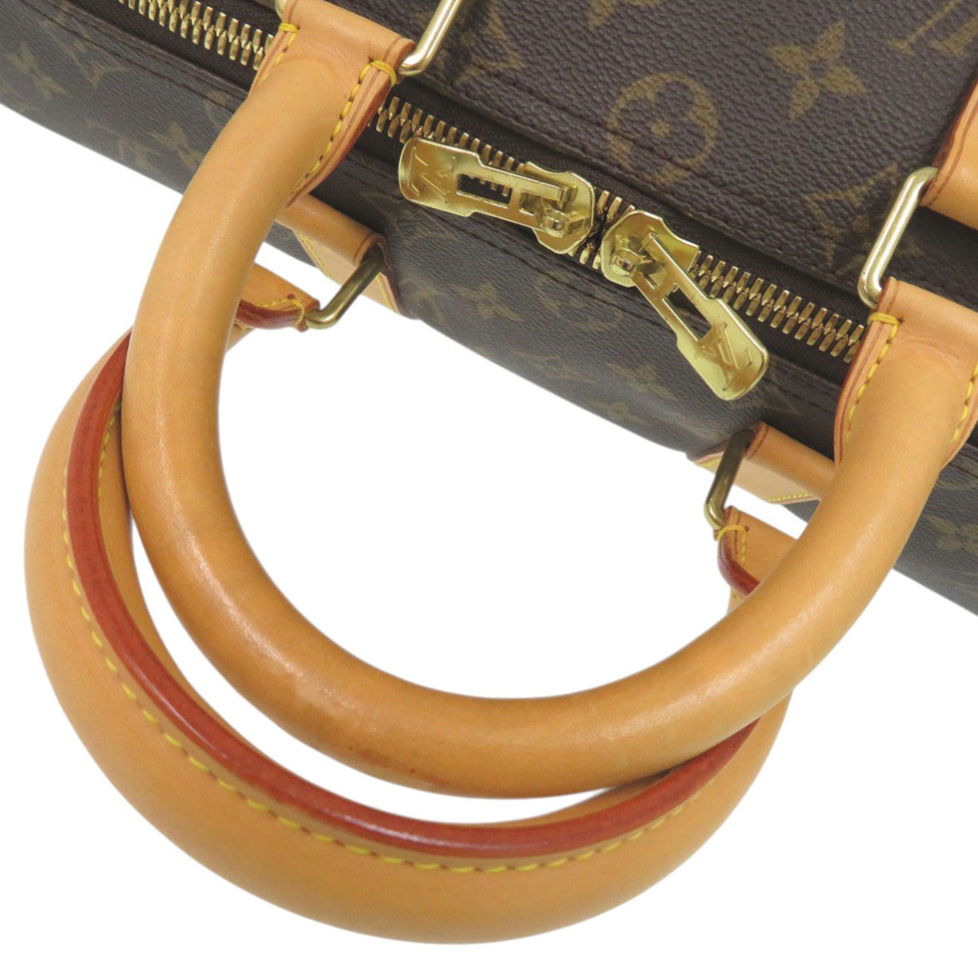 Louis Vuitton Brown Monogram Canvas Boston Bag (Pre-Owned)