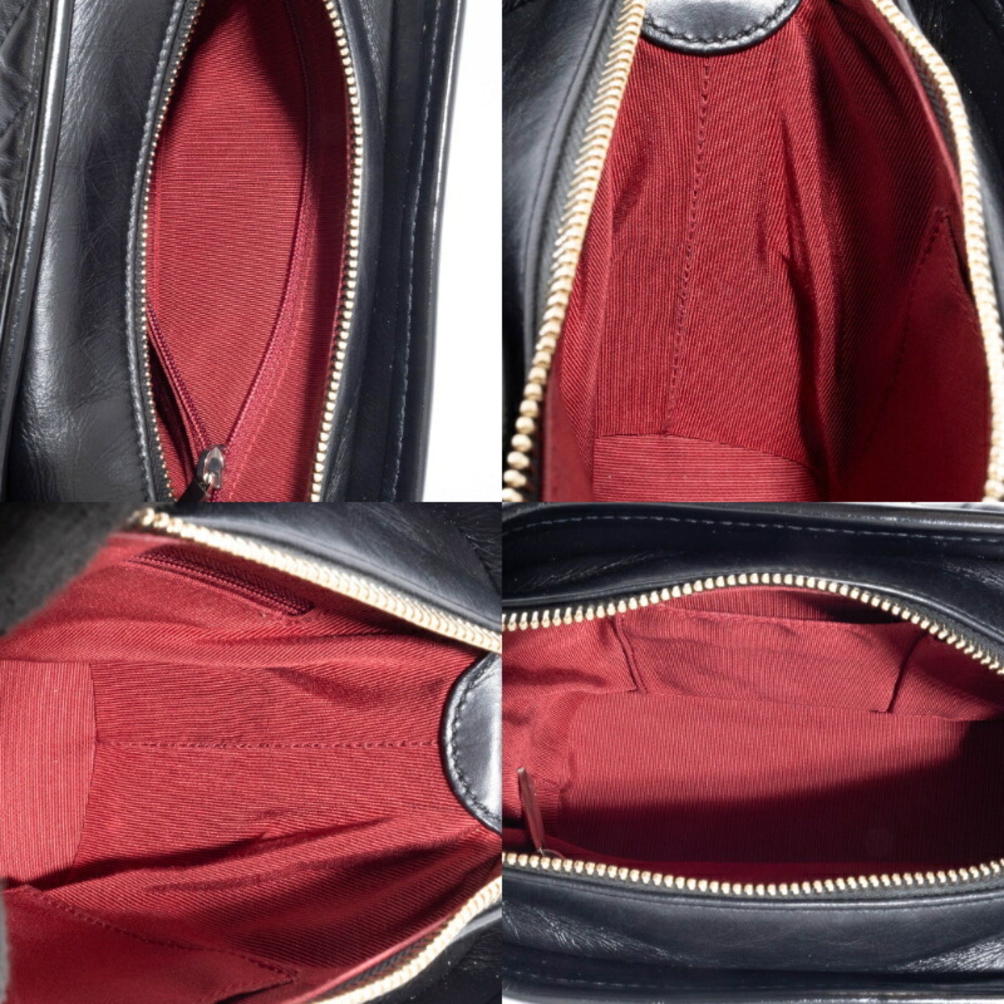 Chanel Gabriel Black Leather Shoulder Bag (Pre-Owned)