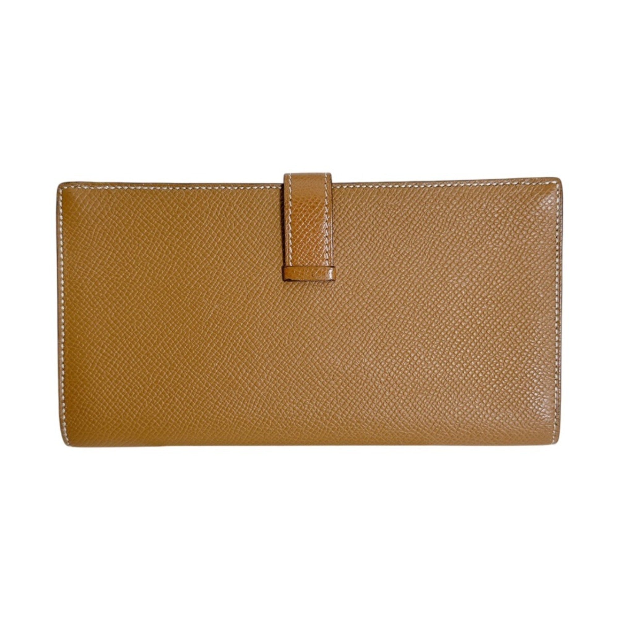 Hermes Brown Epsom Leather Wallet (Bi-Fold) (Pre-Owned)