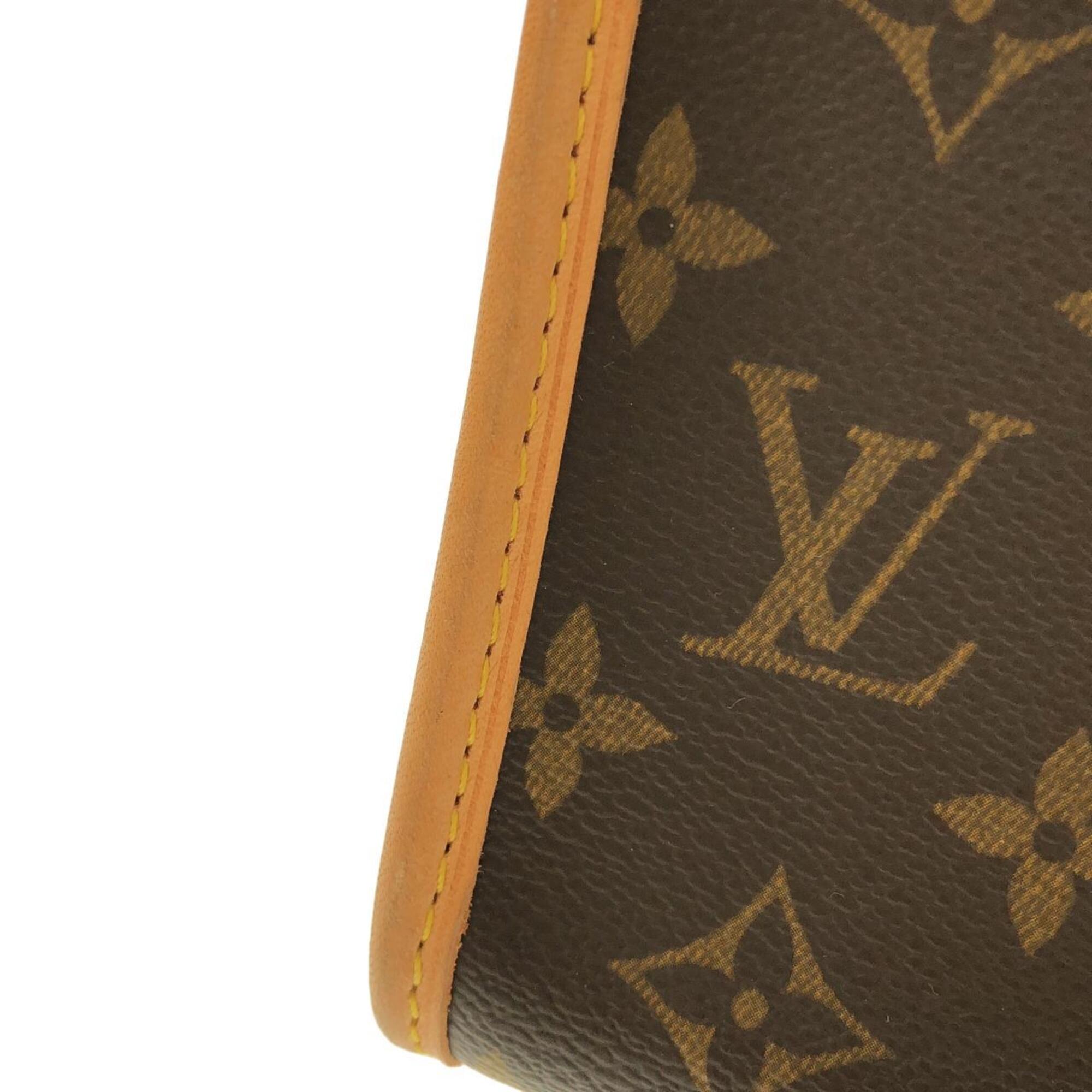 Louis Vuitton Marron Coated Canvas Handbag (Pre-Owned)