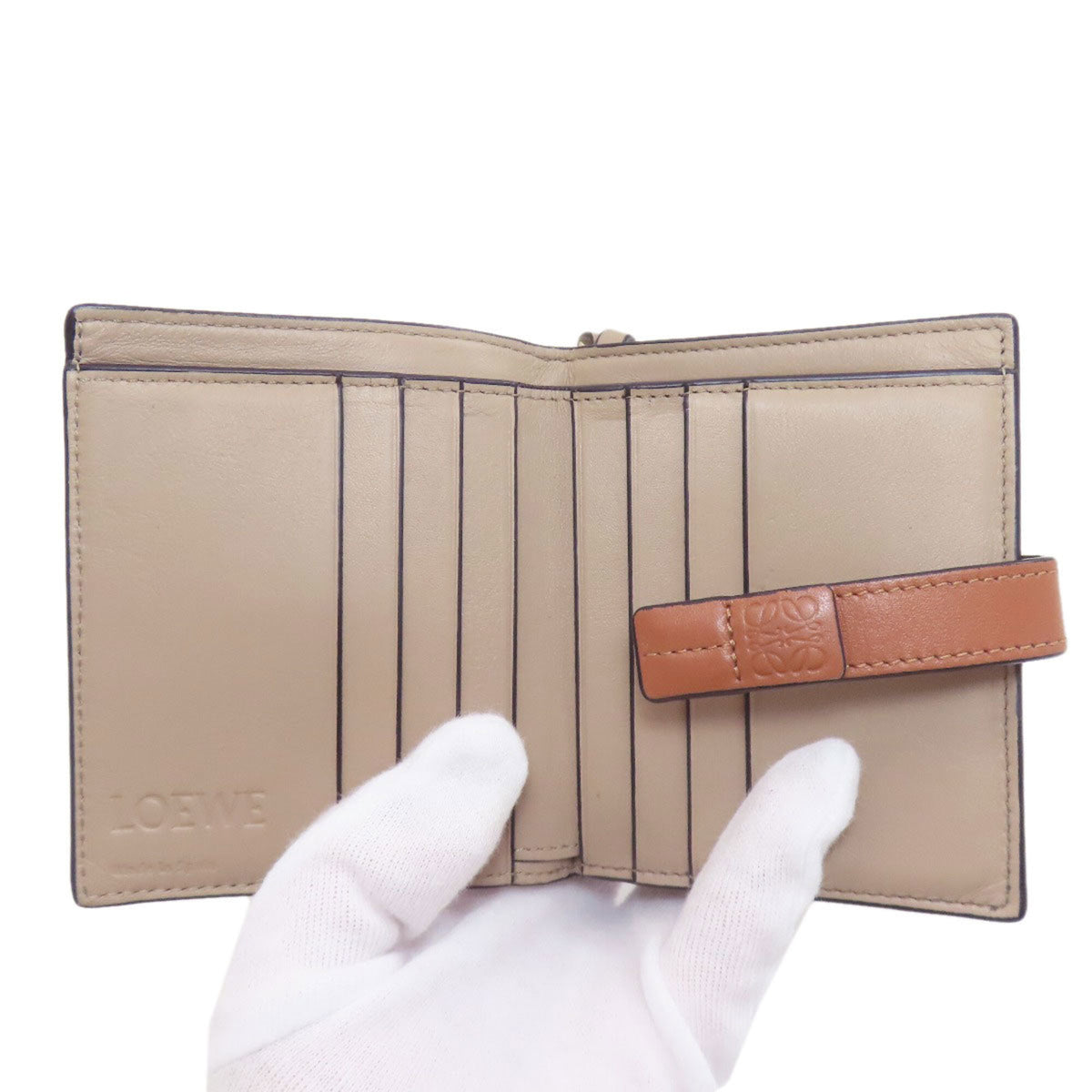Loewe Brown Leather Wallet (Bi-Fold) (Pre-Owned)