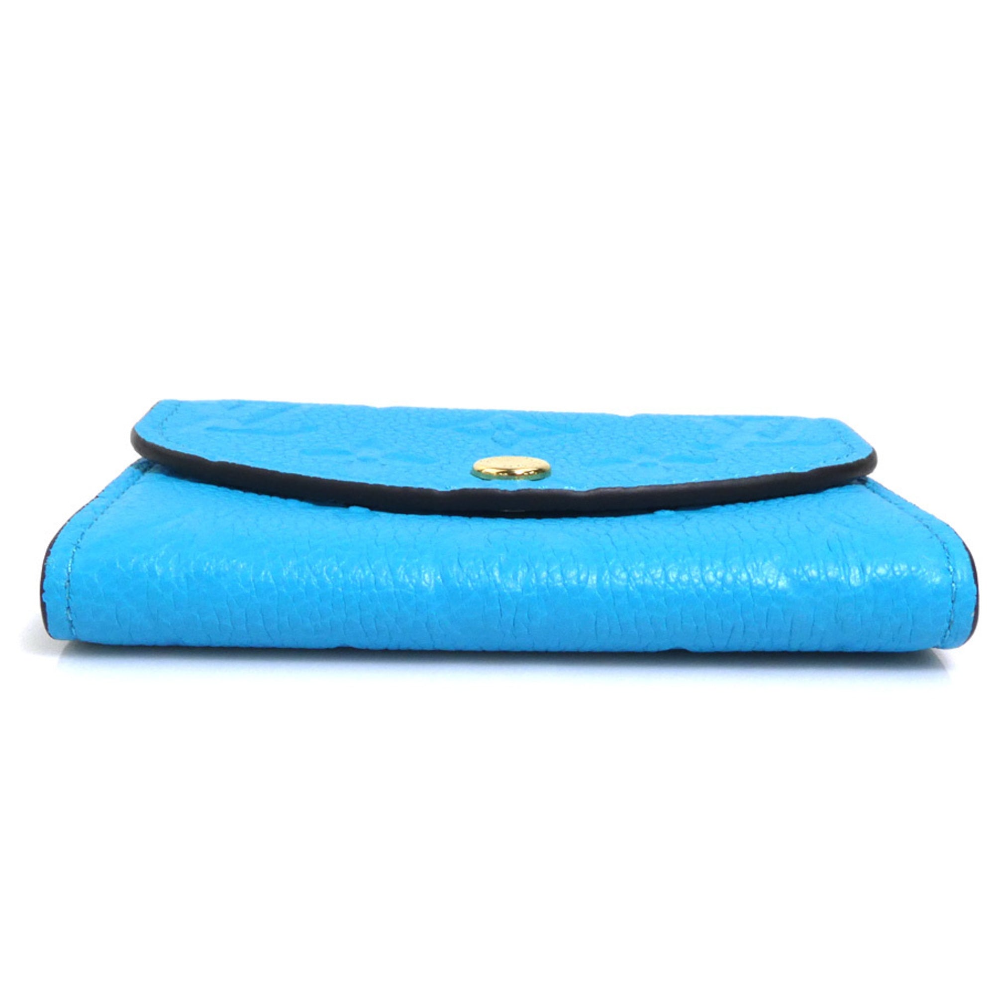 Louis Vuitton Turquoise Monogram Empreinte Coin Purse/Coin Case (Pre-Owned)