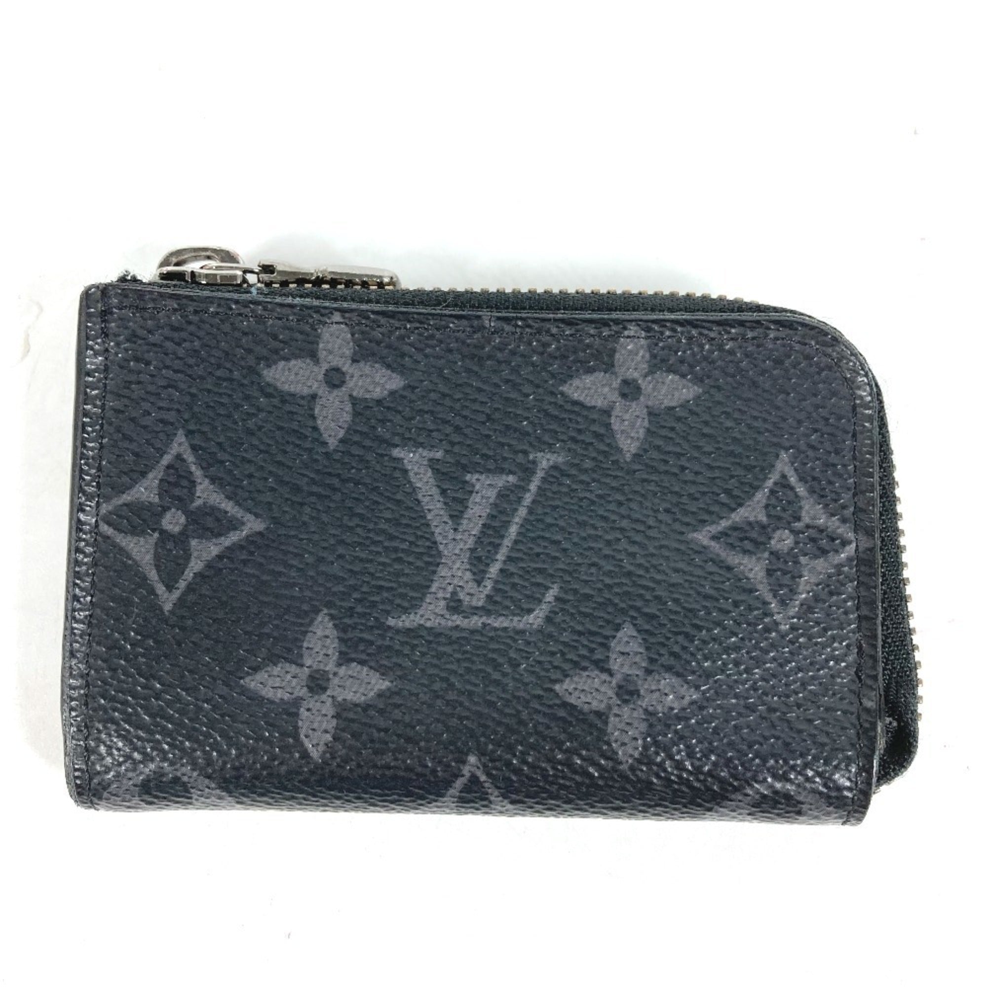 Louis Vuitton Monogram Eclipse Black Monogram Eclipse Coin Purse/Coin Case (Pre-Owned)
