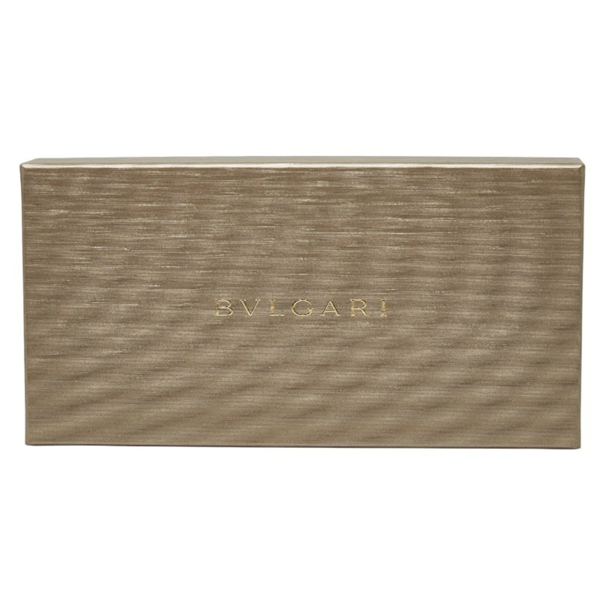 Bvlgari Black Leather Long Wallet (Bi-Fold) (Pre-Owned)