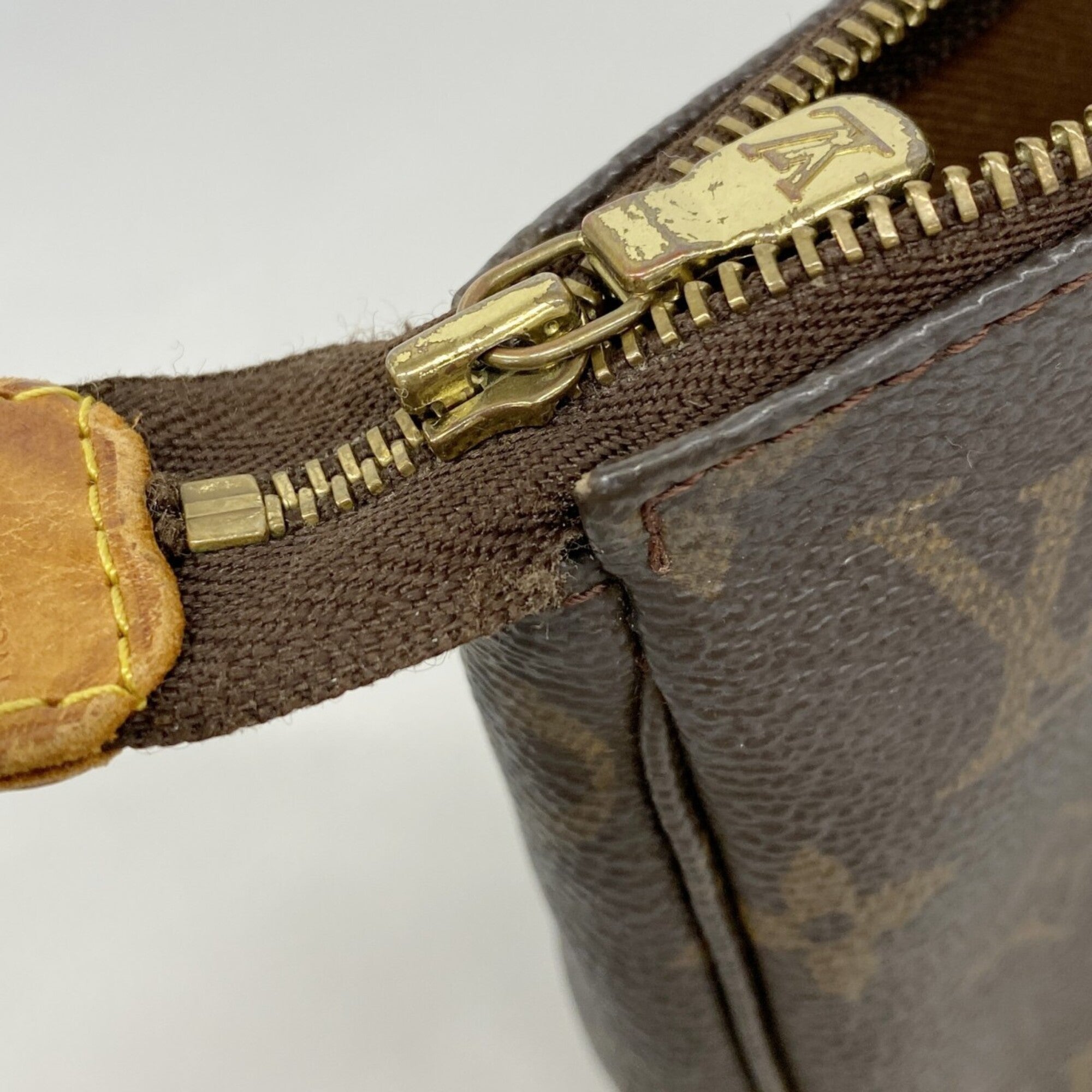 Louis Vuitton Brown Pouch (Pre-Owned)