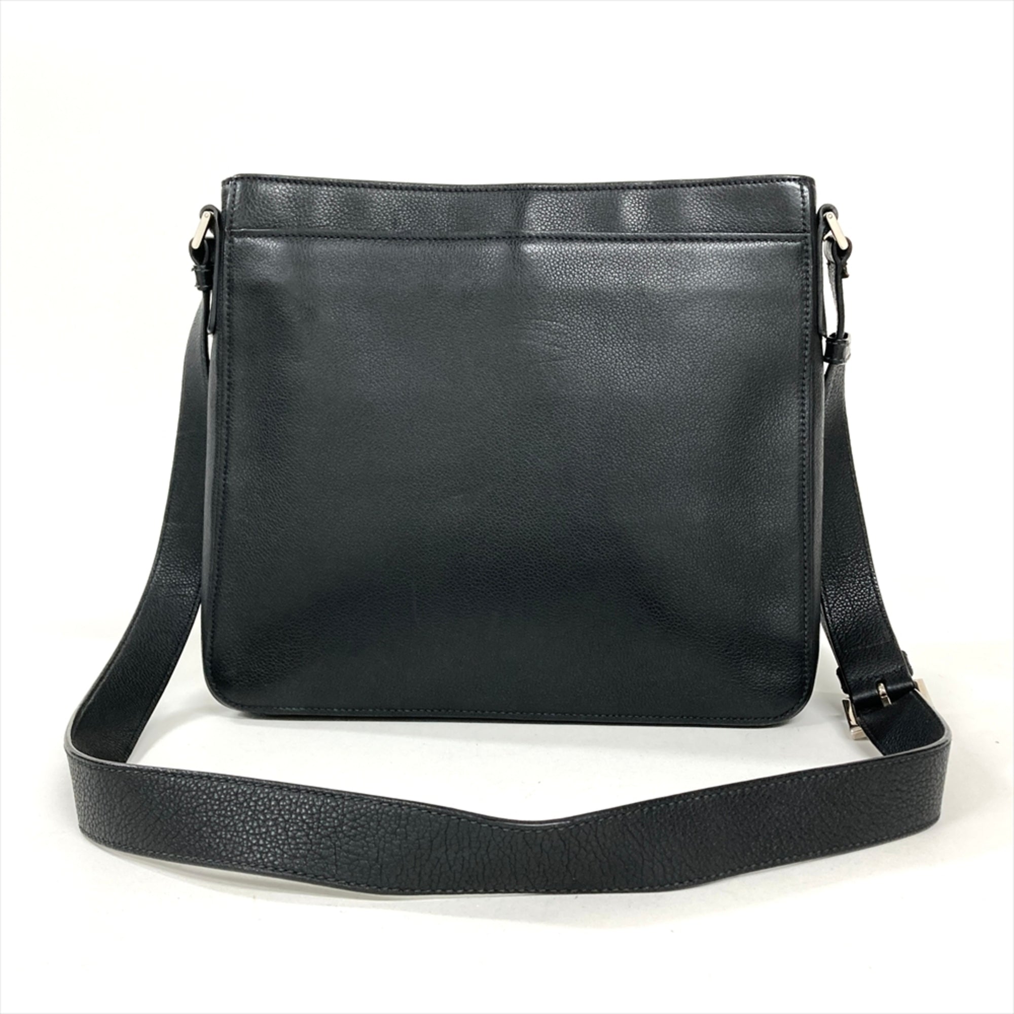 Prada Black Leather Shoulder Bag (Pre-Owned)