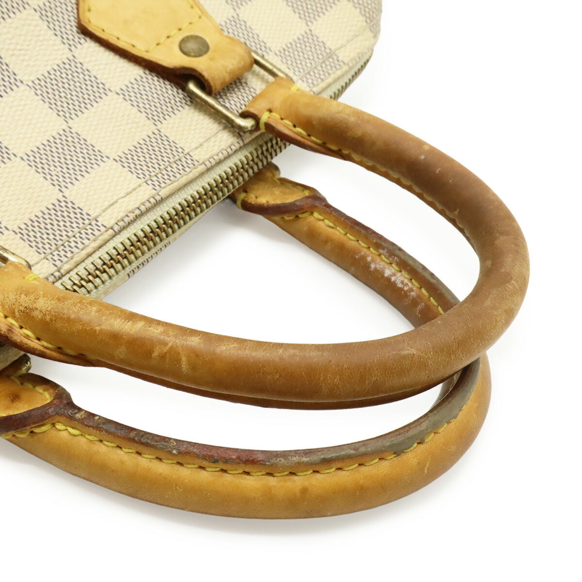 Louis Vuitton Damier Azur Ivory Damier Azur Canvas Pvc Handbag (Pre-Owned)