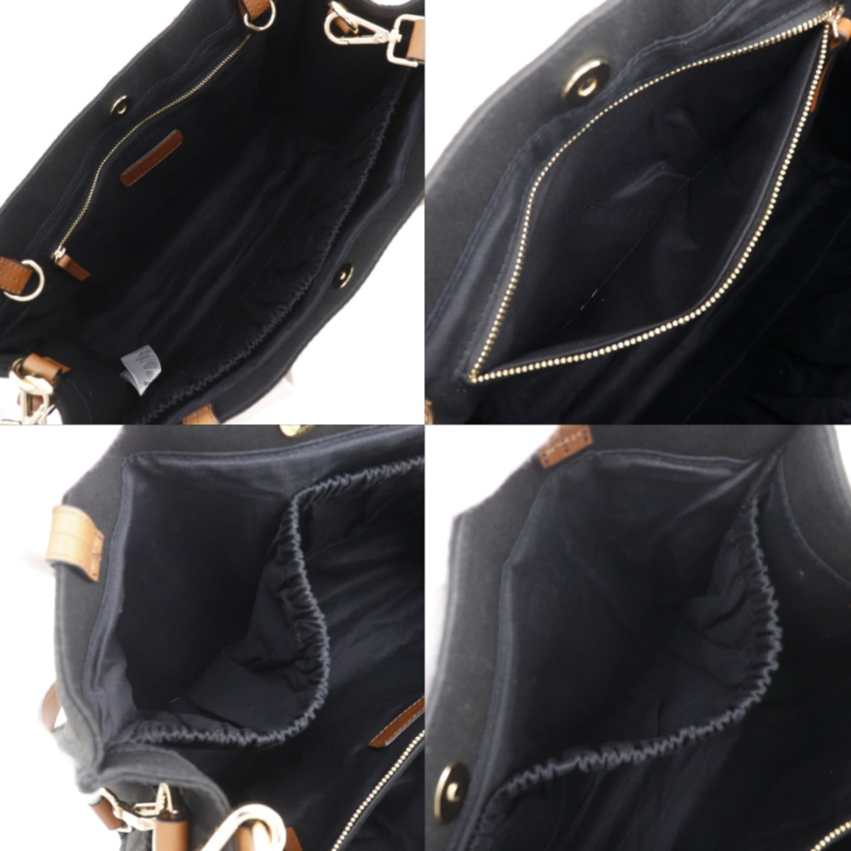 Chloé Black Canvas Tote Bag (Pre-Owned)