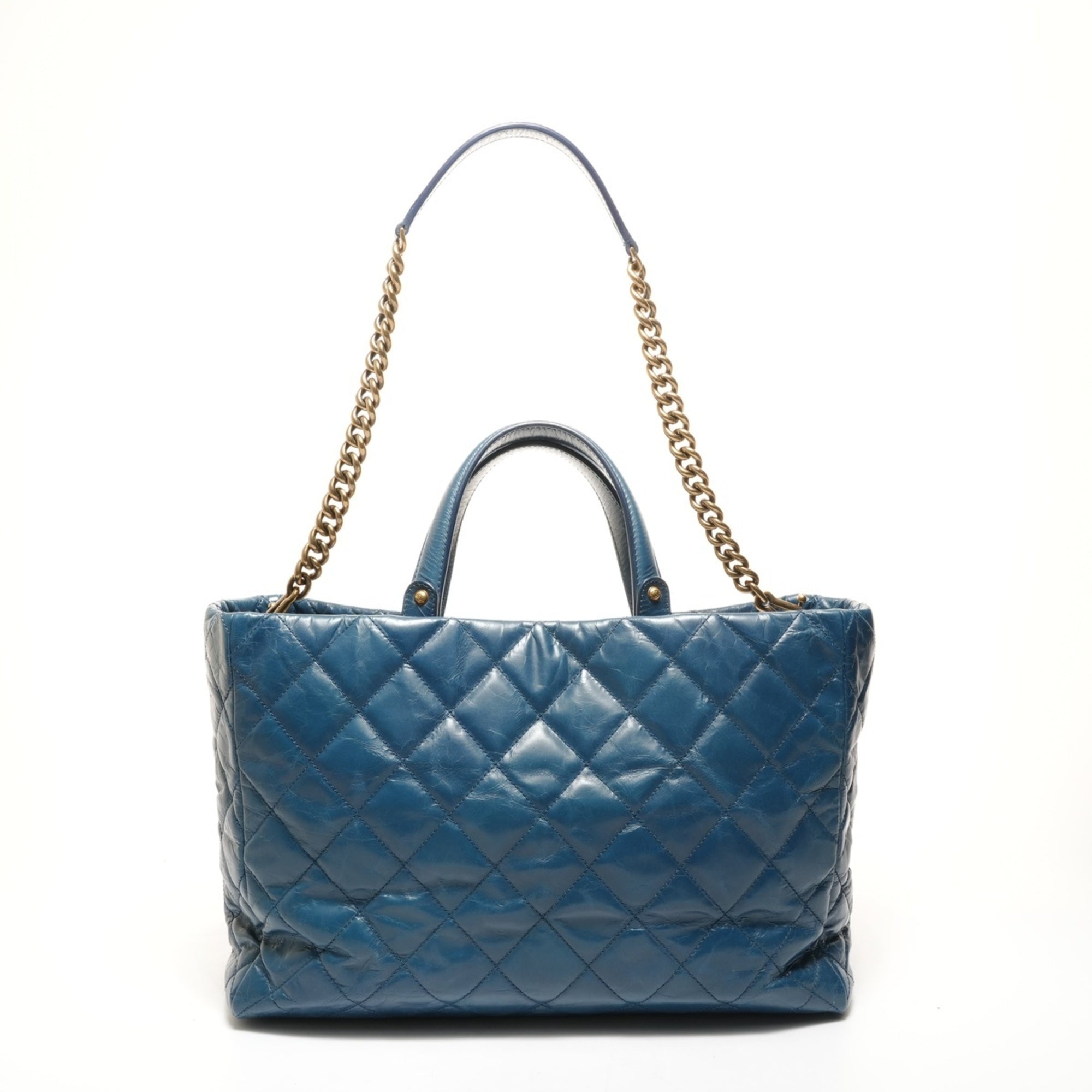 Chanel Blue Handbag (Pre-Owned)