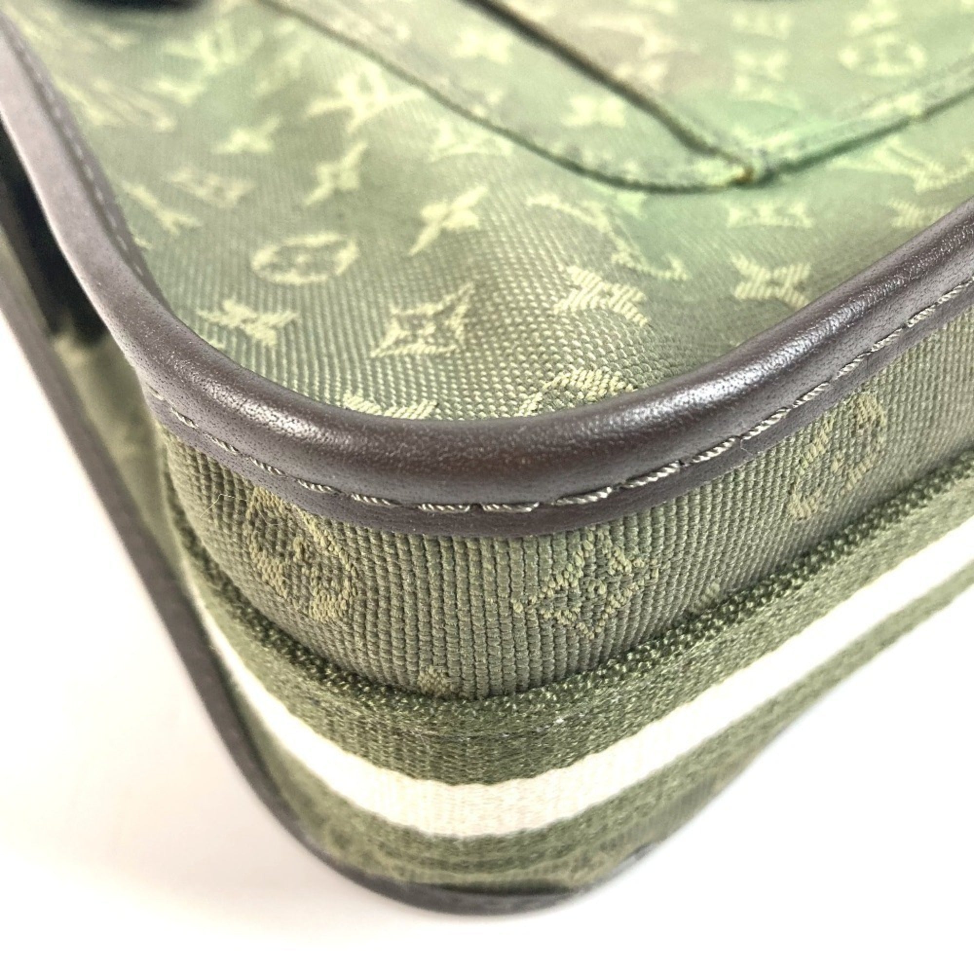 Louis Vuitton Khaki Monogram Mini Canvas Shoulder Bag (Pre-Owned)