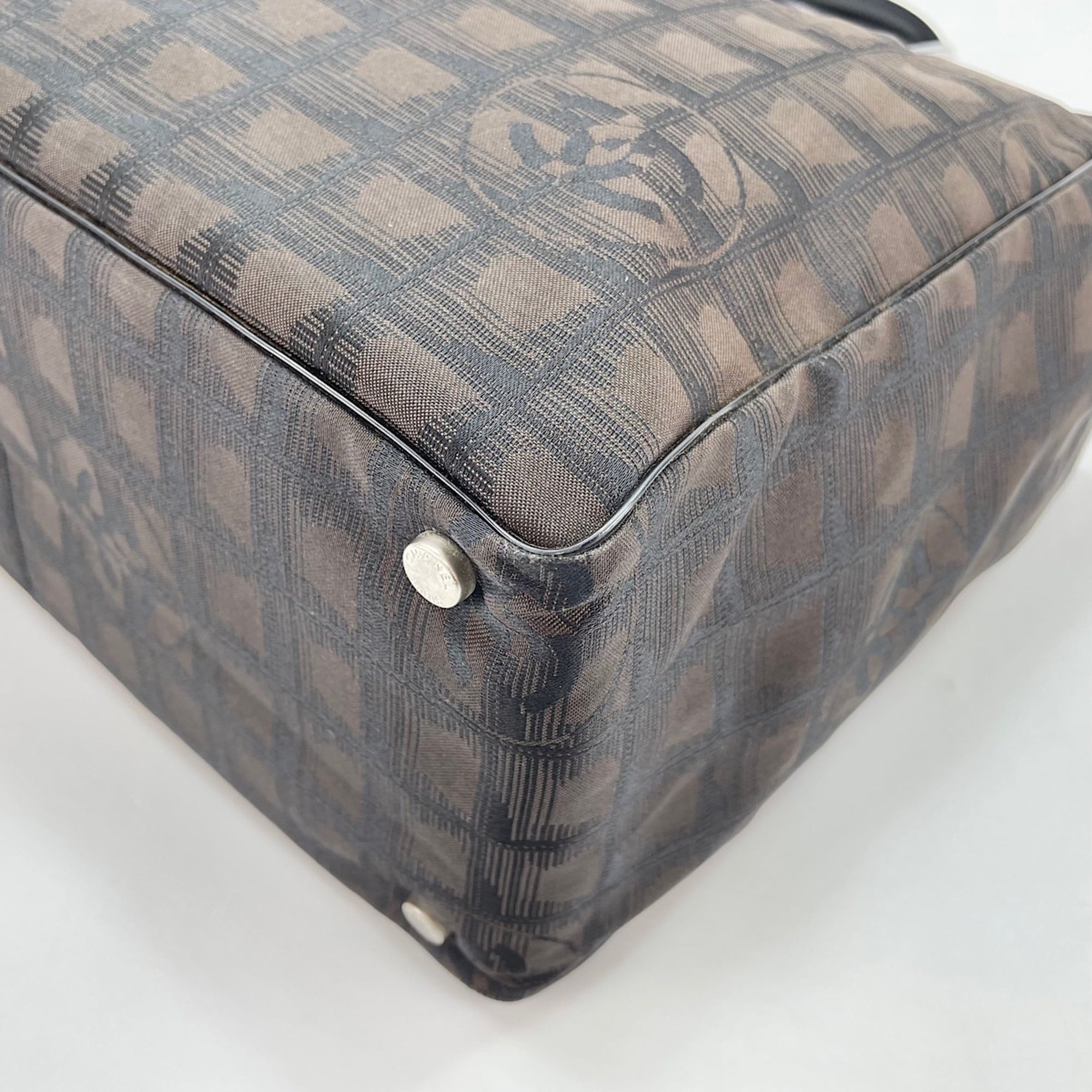 Chanel Brown New Travel Line Tote Bag (Pre-Owned)
