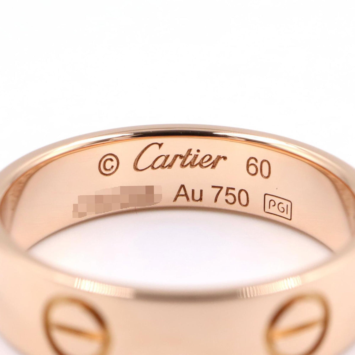 Cartier Gold Pink Gold (18K) Band Ring (Pre-Owned)