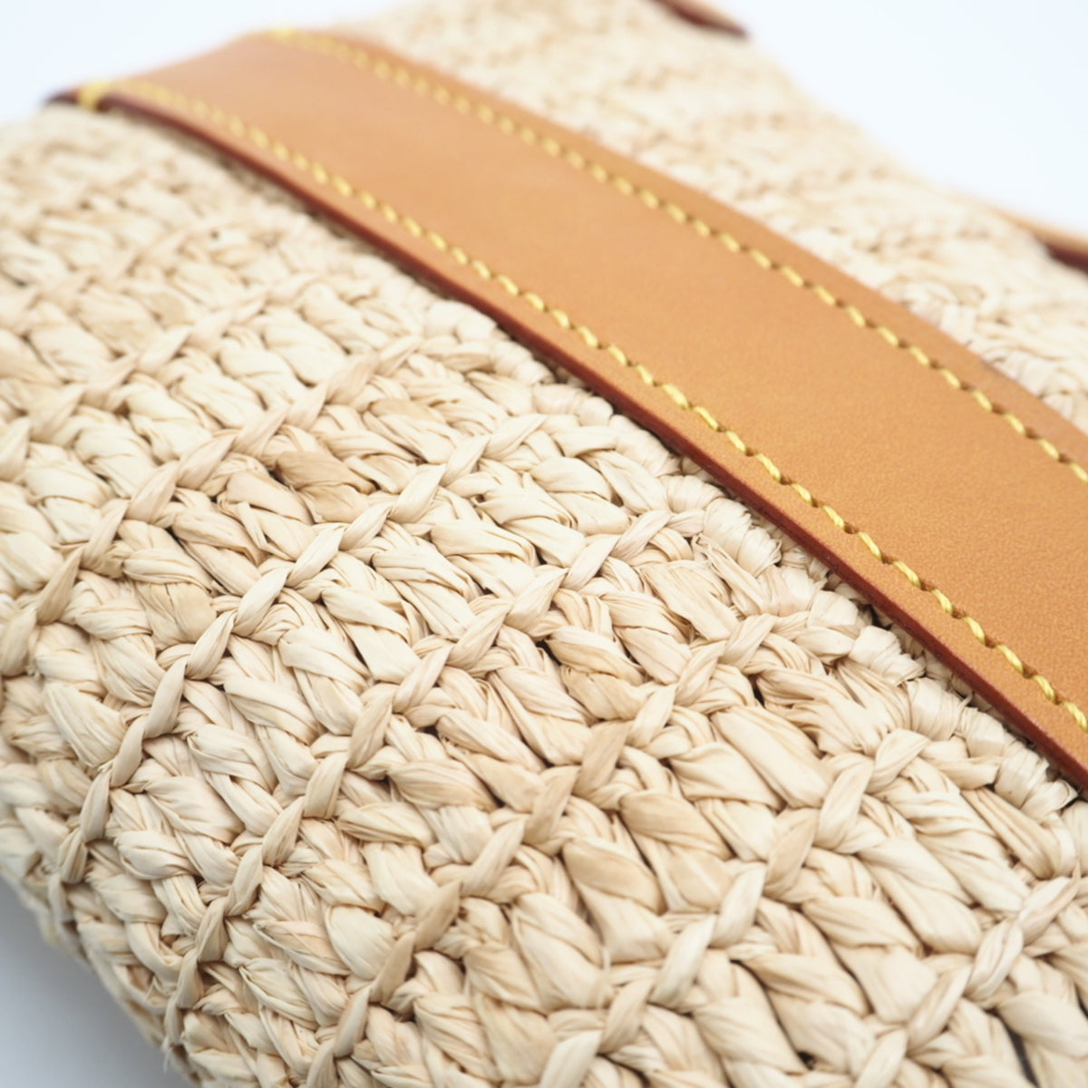Louis Vuitton Beige Brown Natural Leather Shoulder Bag (Pre-Owned)