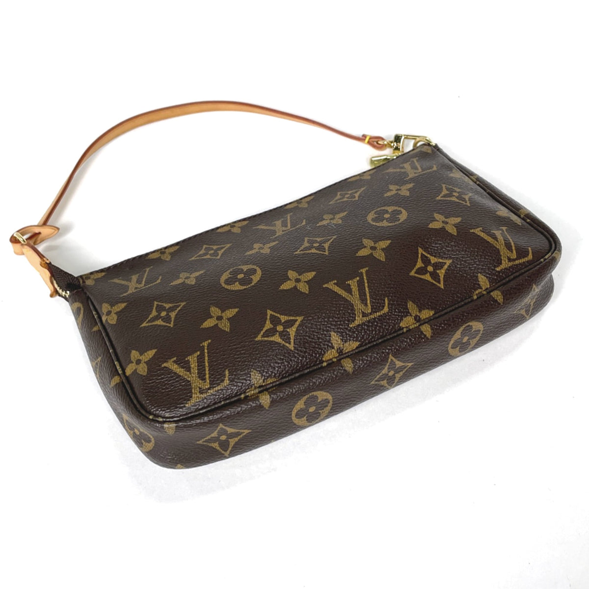 Louis Vuitton Brown Monogram Pochette (Pre-Owned)