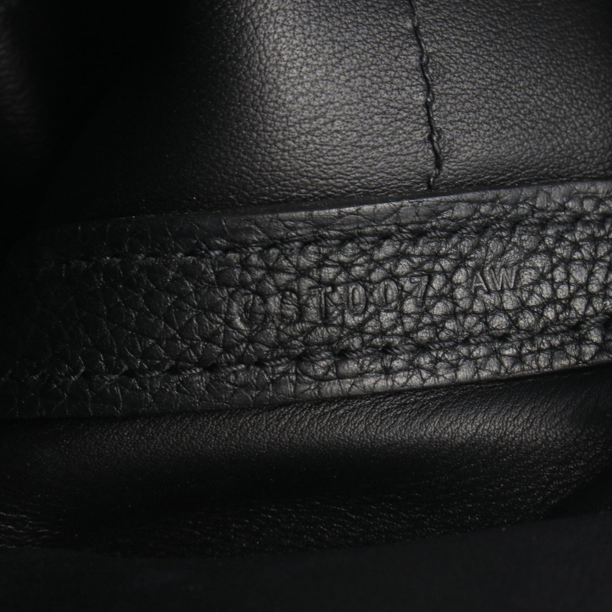 Hermes Black Togo Leather Swift Leather Handbag (Pre-Owned)