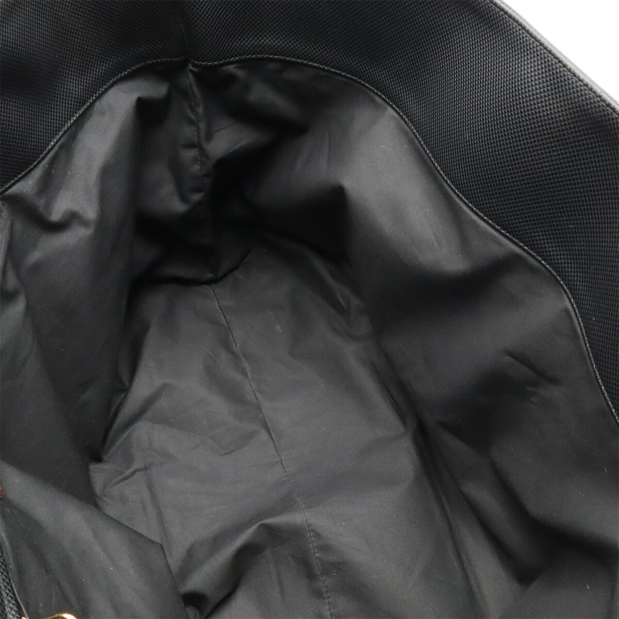 Bottega Veneta Black Dark Brown Coated Canvas Leather Shoulder Bag Tote Bag (Pre-Owned)