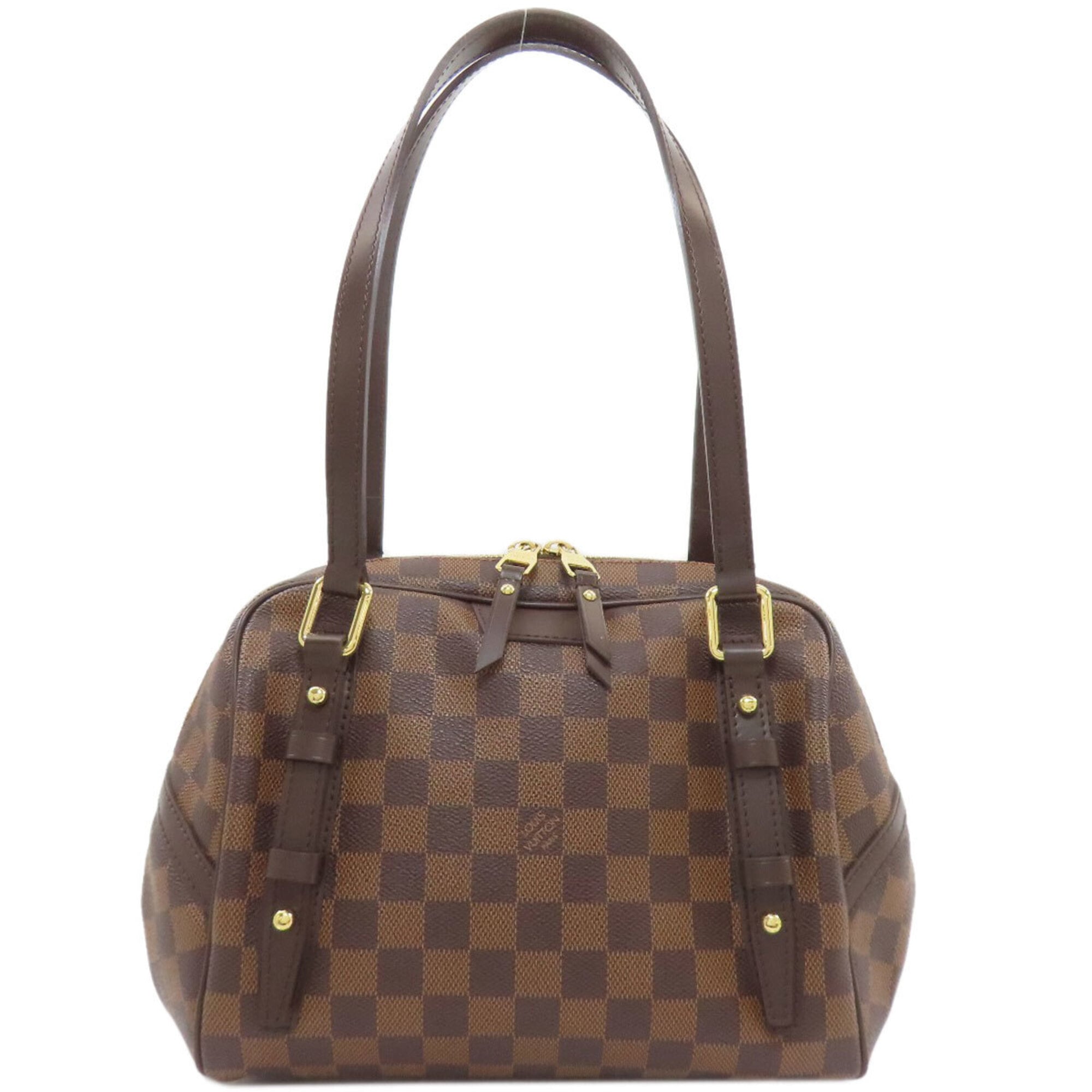 Louis Vuitton Brown Damier Canvas Ebene Damier Canvas Handbag (Pre-Owned)