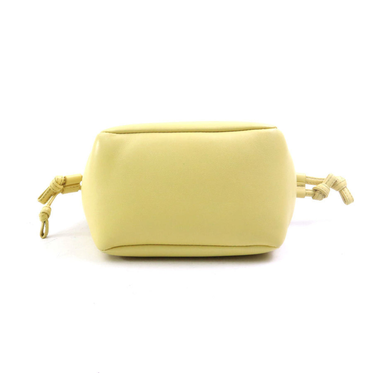 Saint Laurent Cream Yellow Leather Shoulder Bag (Pre-Owned)