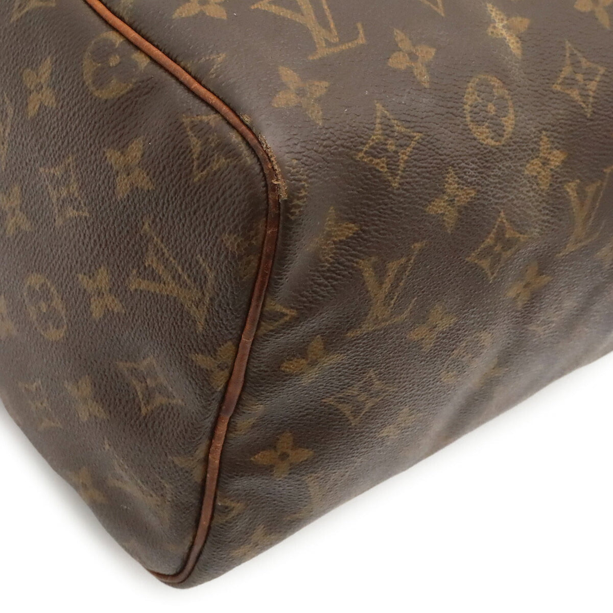 Louis Vuitton Brown Galle Monogram White Monogram Handbag (Pre-Owned)