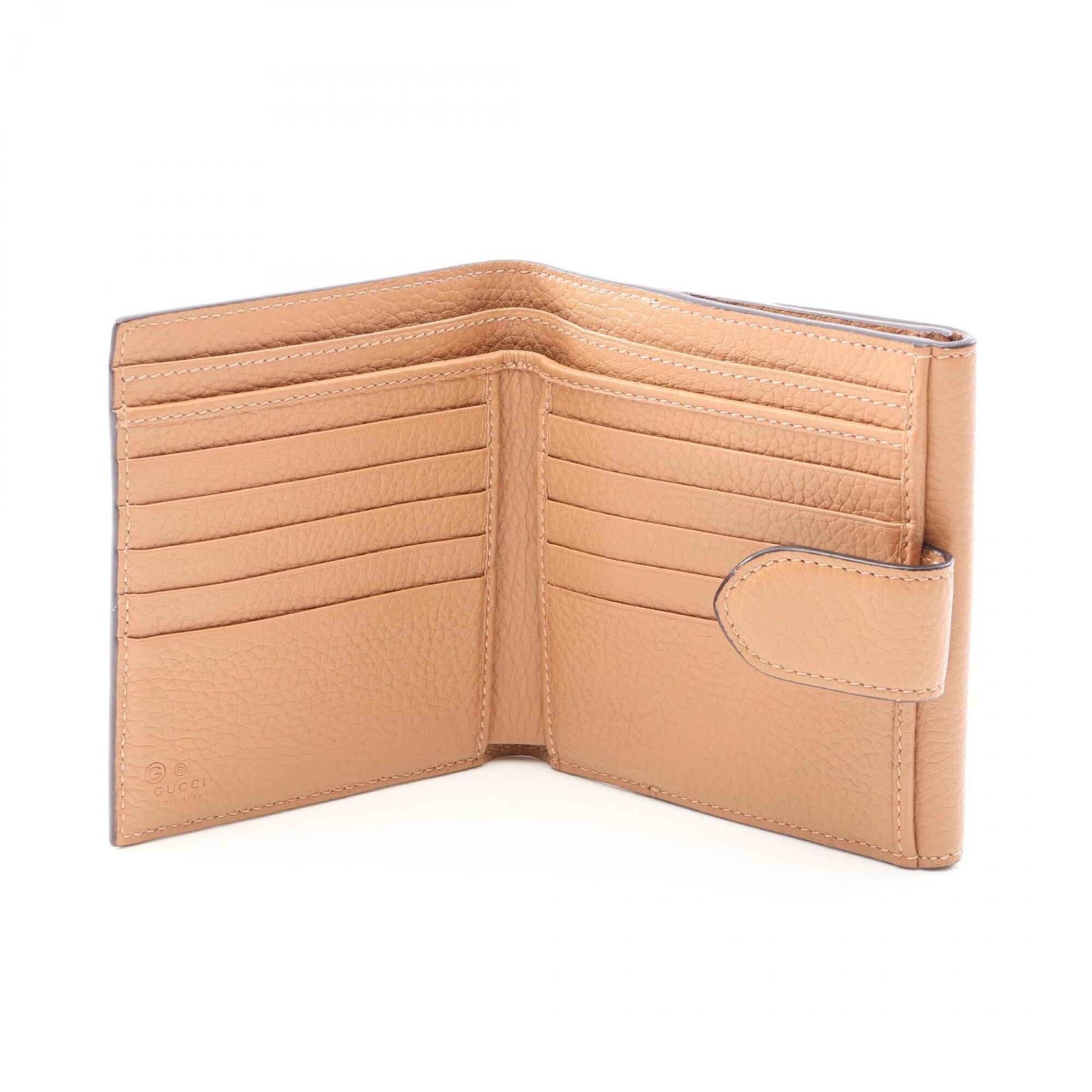 Gucci Brown Leather Wallet (Bi-Fold) (Pre-Owned)