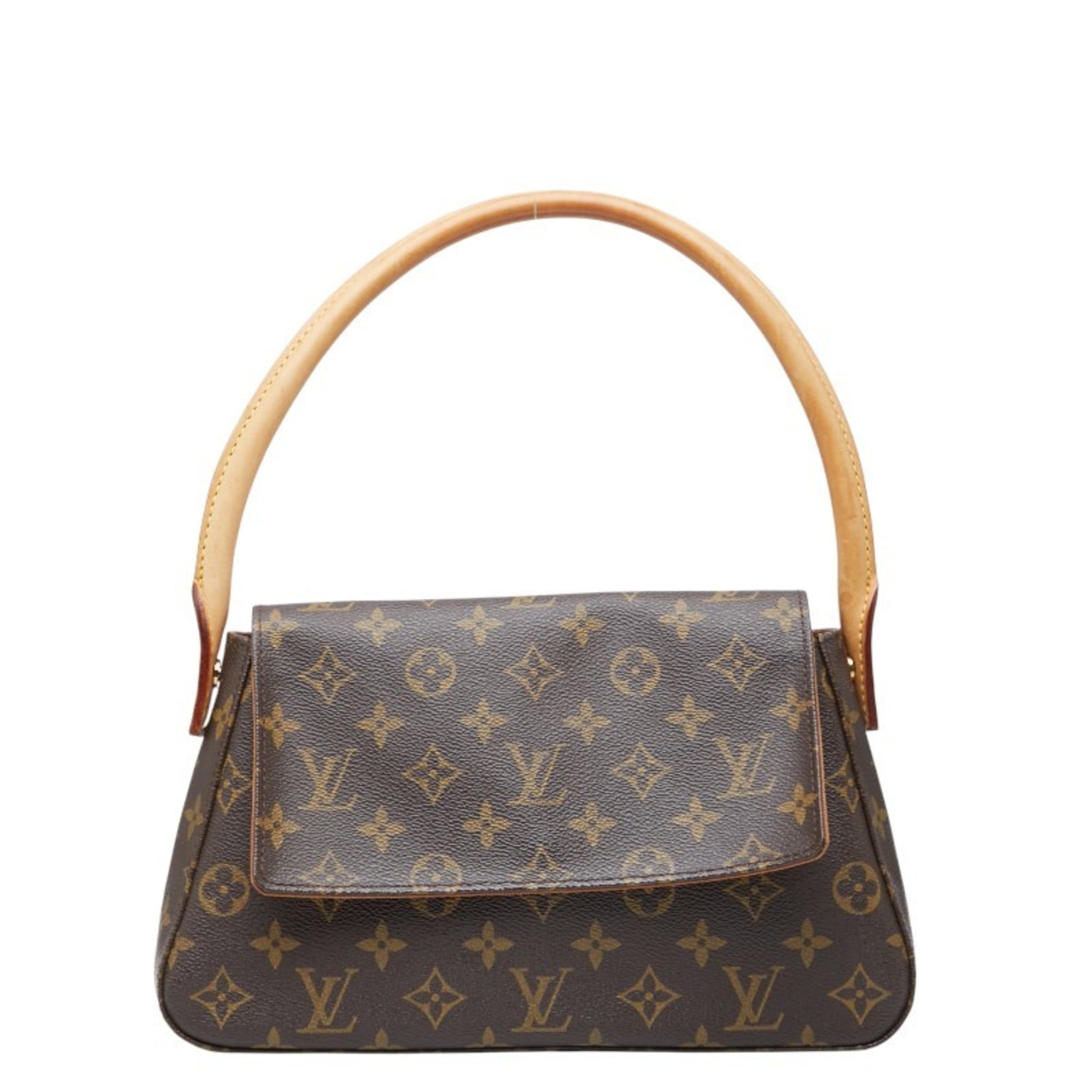 Louis Vuitton Brown Pvc Leather Handbag Shoulder Bag (Pre-Owned)
