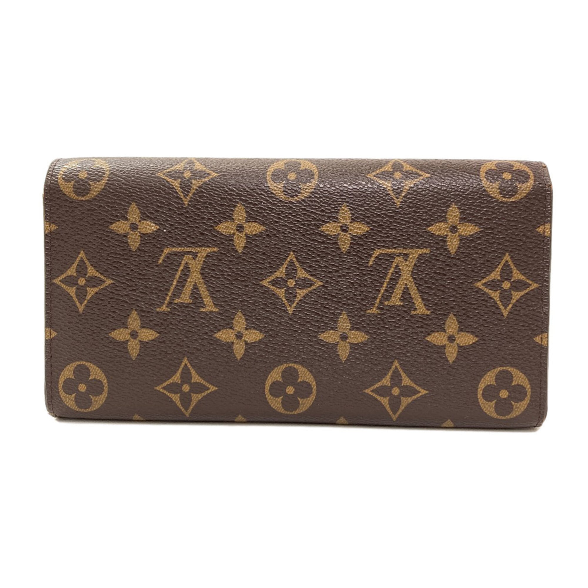 Louis Vuitton Monogram Coquelicots Monogram Monogram Canvas Long Wallet (Bi-Fold) (Pre-Owned)