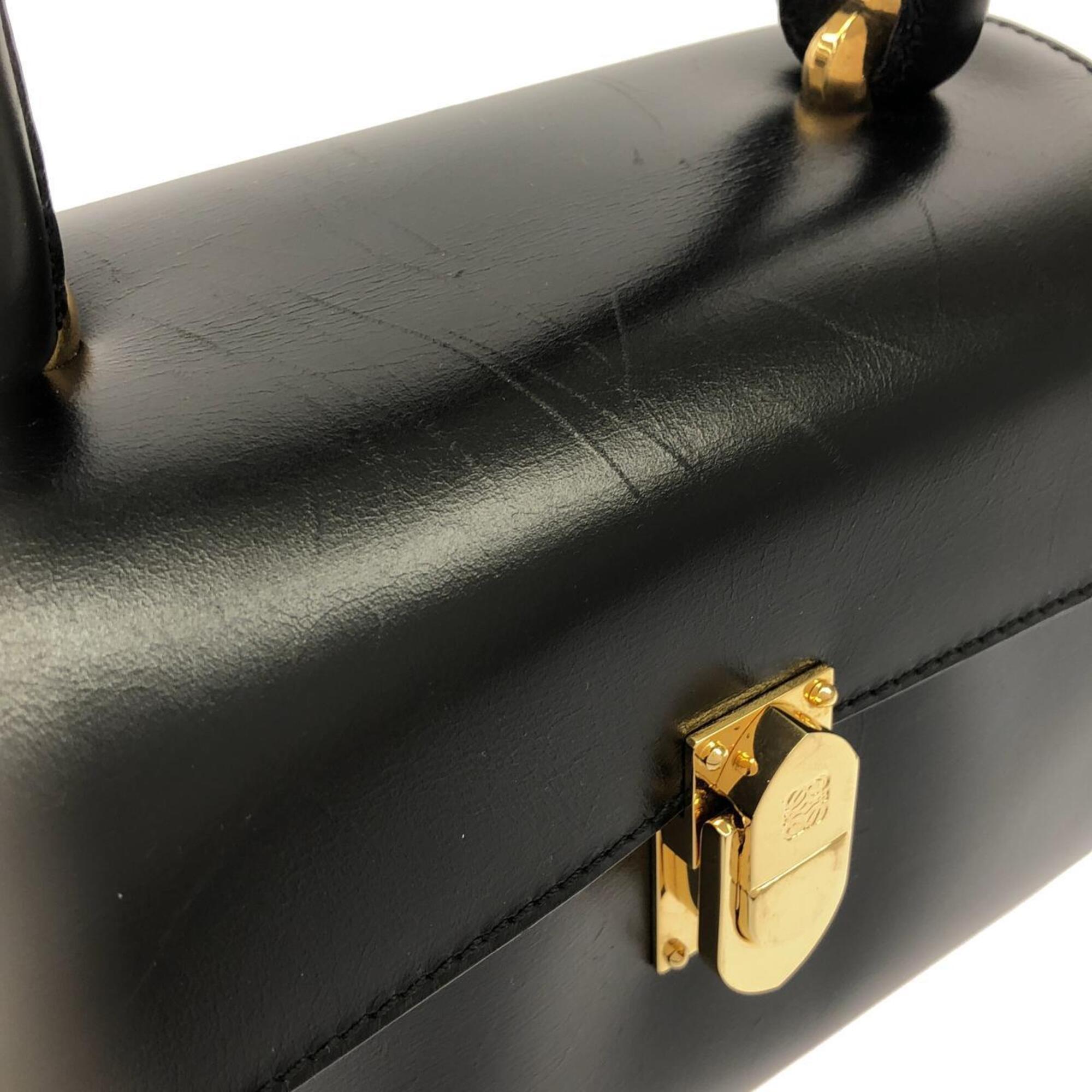 Loewe Black Leather Handbag (Pre-Owned)