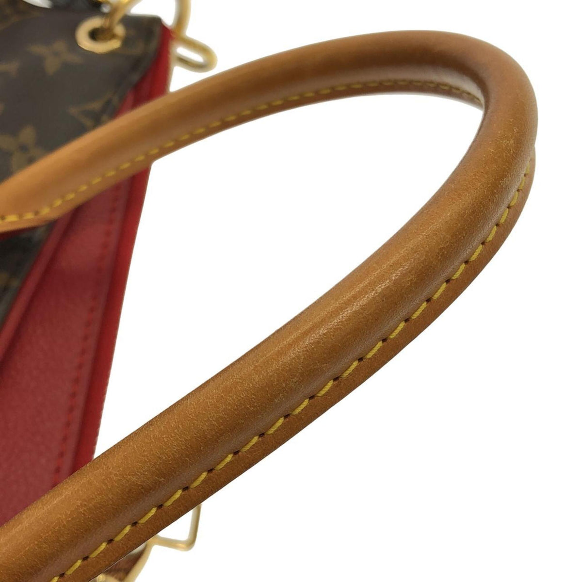 Louis Vuitton Cerise Marron Coated Canvas Handbag (Pre-Owned)
