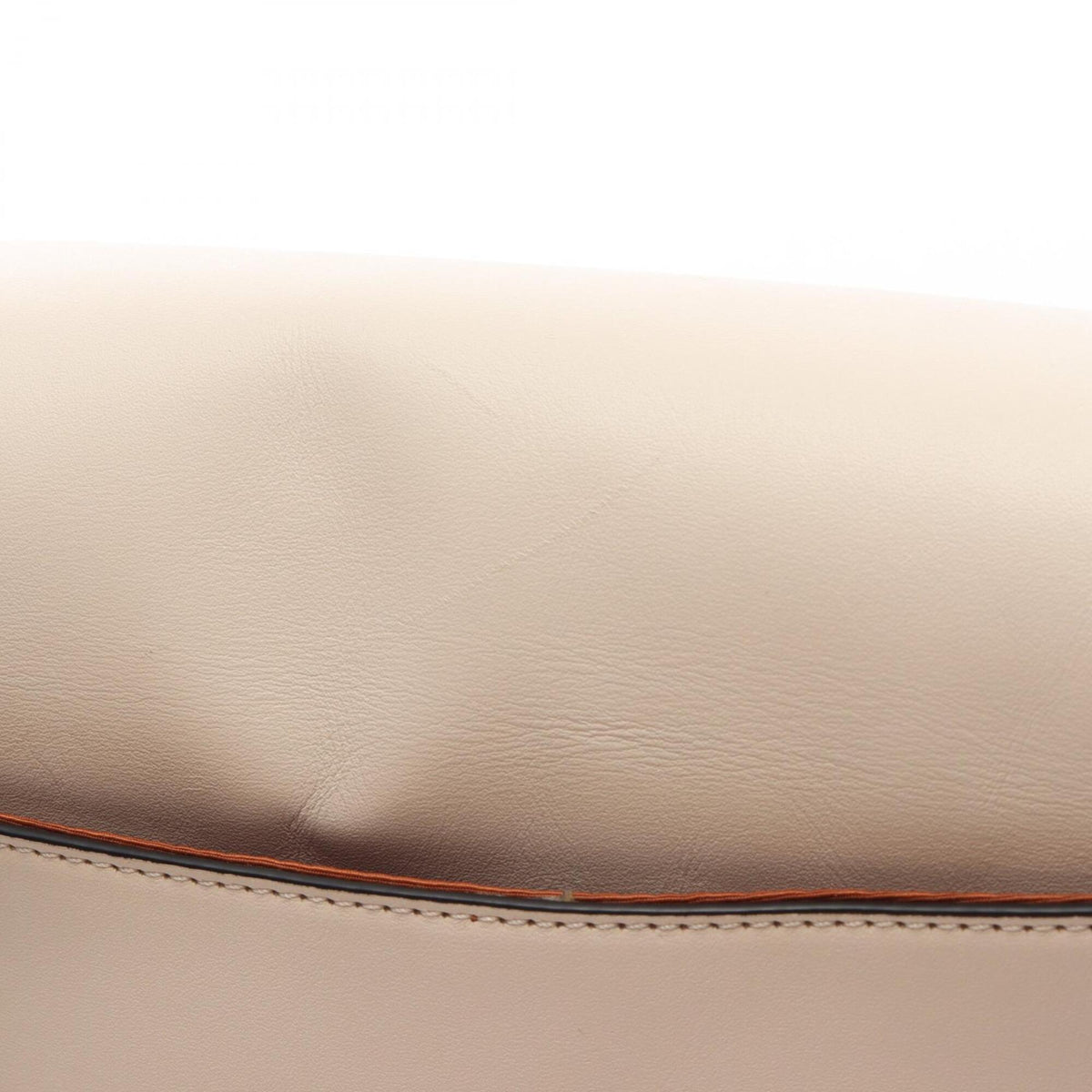 Coach Beige Brown White Leather Pvc Handbag Shoulder Bag (Pre-Owned)