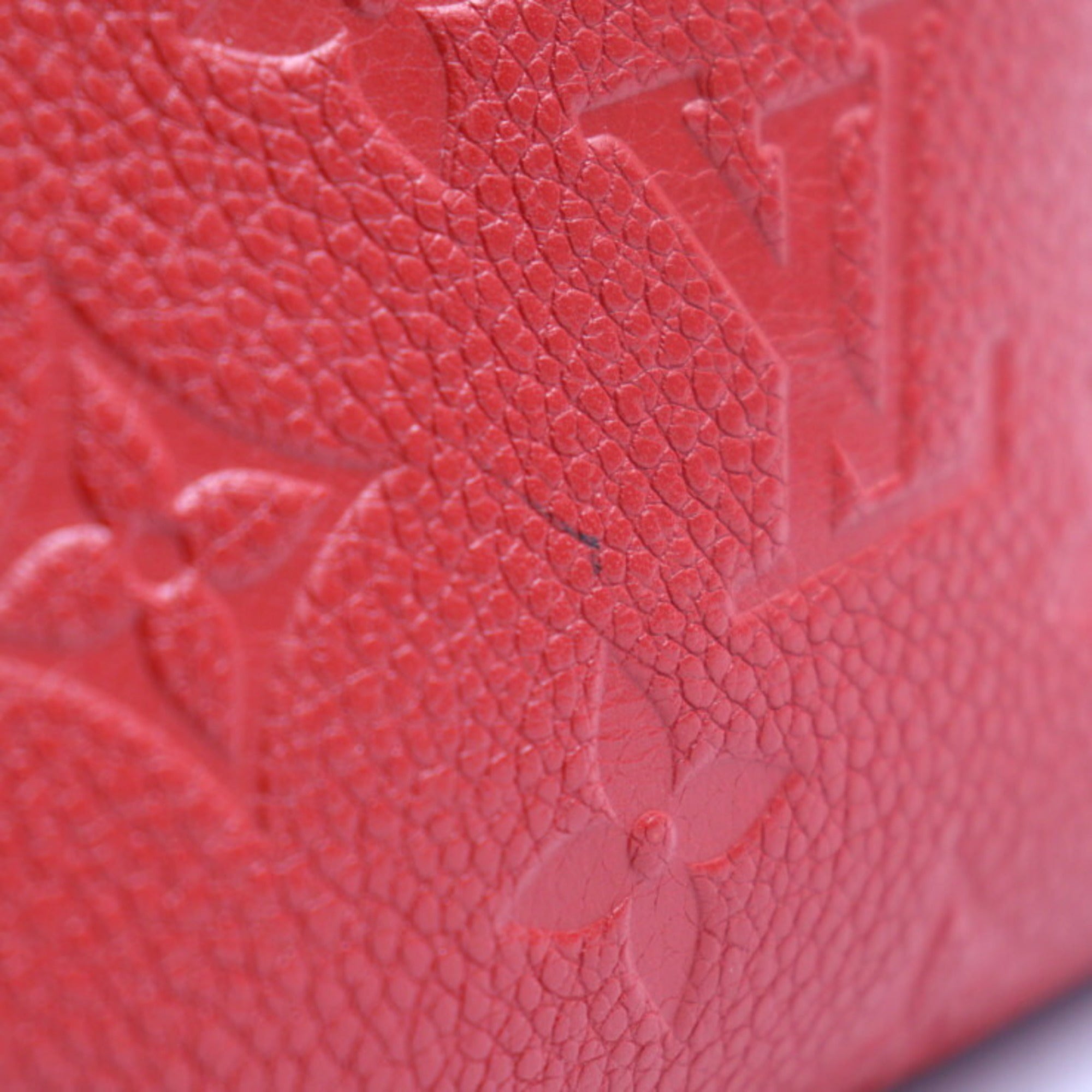 Louis Vuitton Cerise Red Color Leather Handbag Shoulder Bag (Pre-Owned)