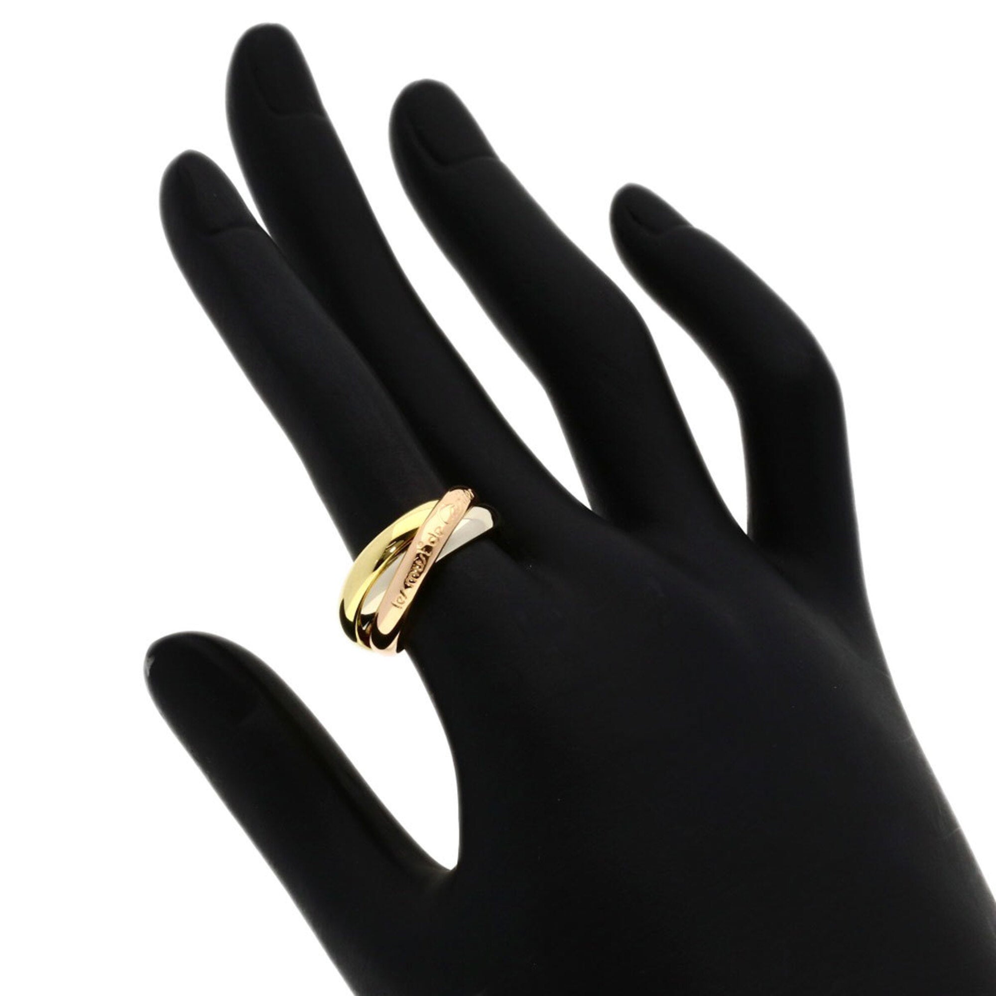 Cartier Trinity Yellow Gold (18K) Pink Gold (18K) White Gold (18K) Band Ring (Pre-Owned)