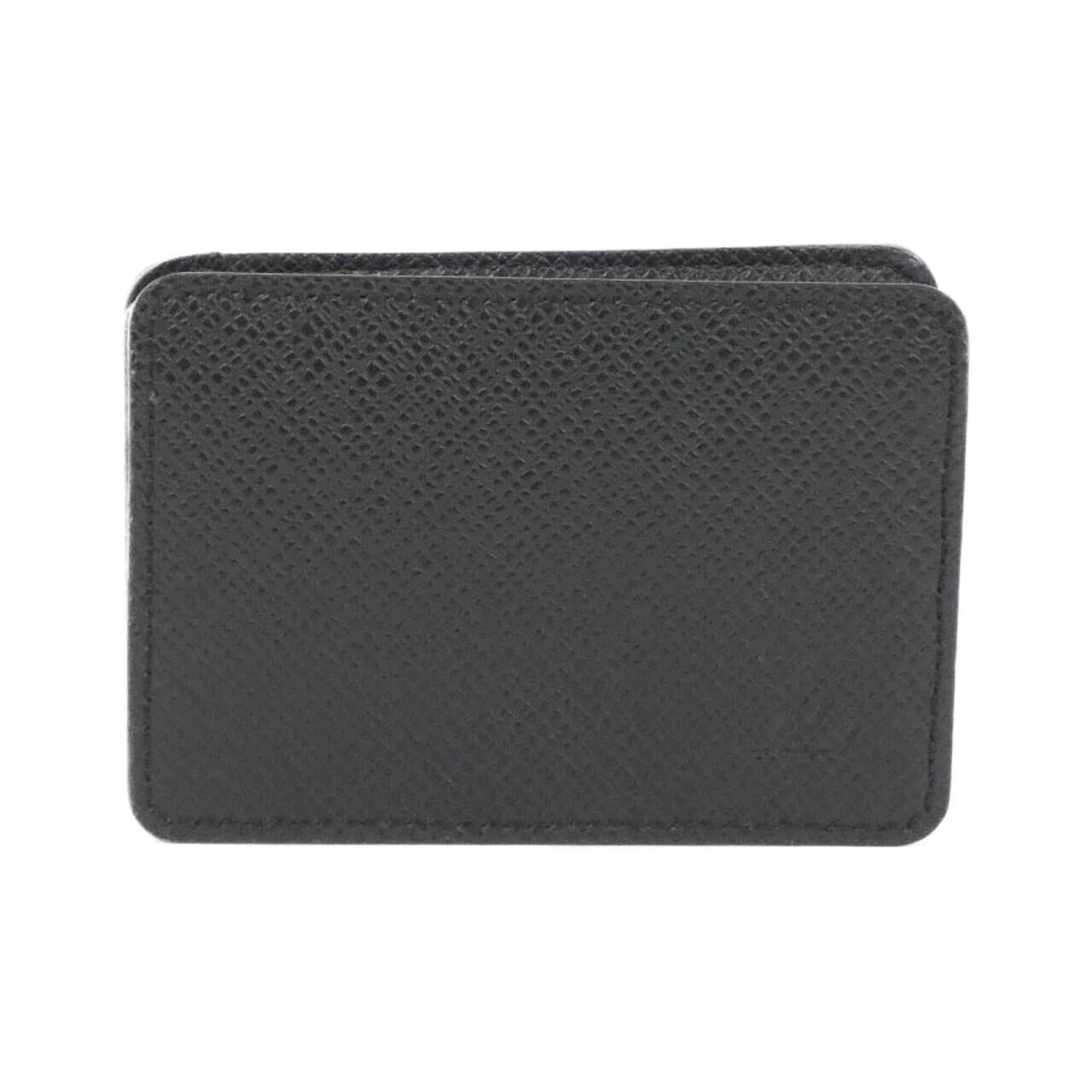 Louis Vuitton Black Leather Coin Purse/Coin Case (Pre-Owned)