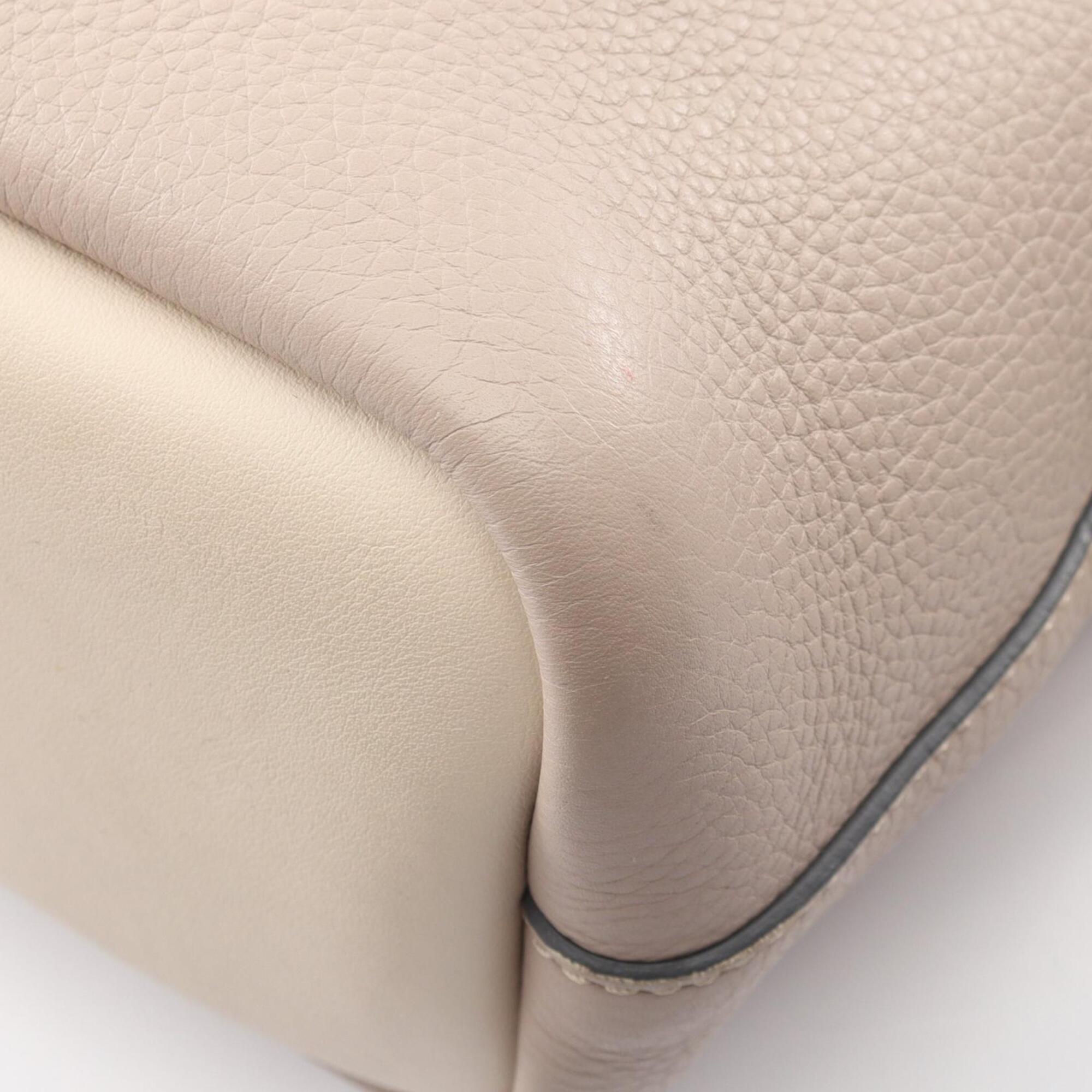 Chloé Beige Ivory Leather Handbag (Pre-Owned)