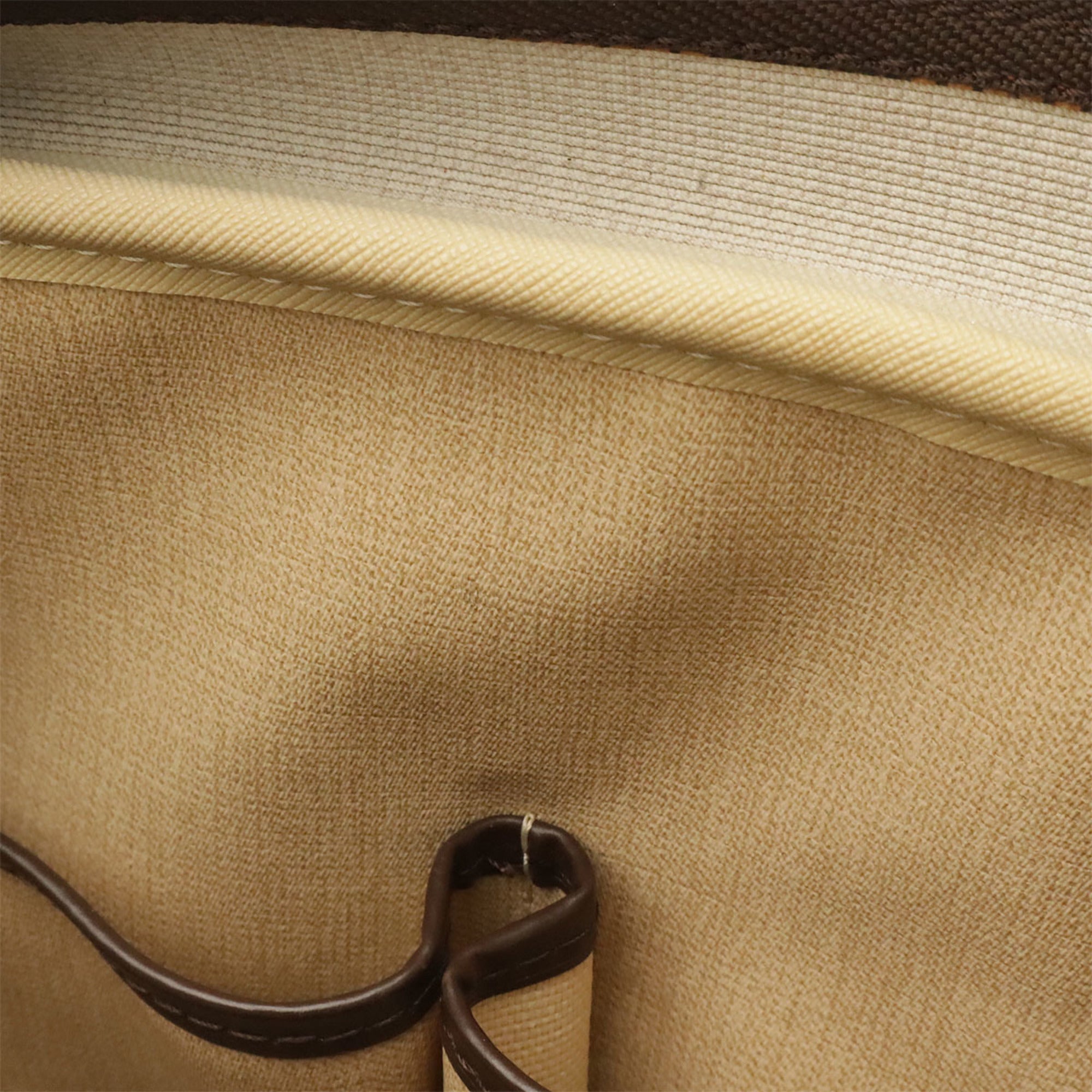 Louis Vuitton Brown Damier Canvas Pvc Handbag (Pre-Owned)