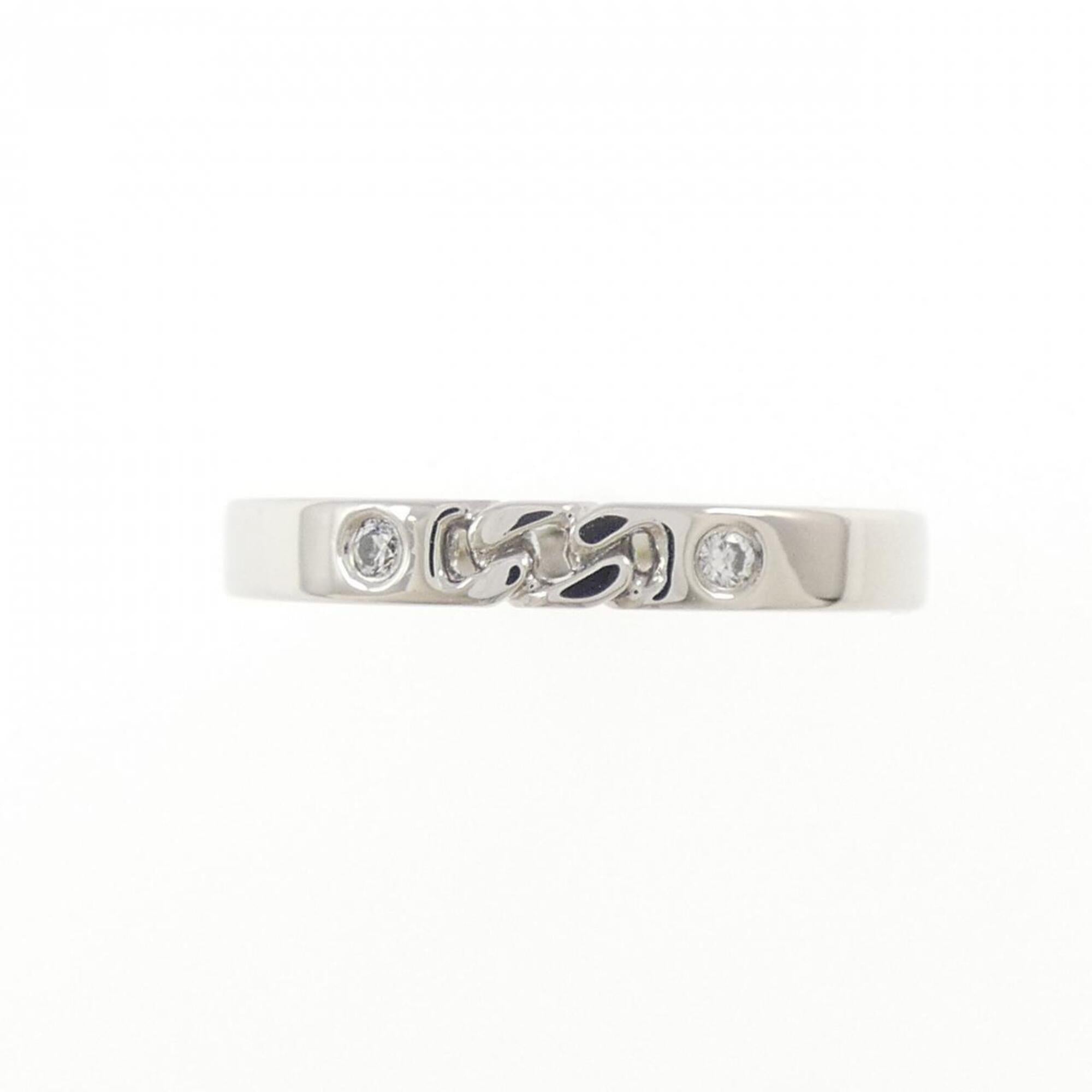 Hermes Platinum 950 Band Ring (Pre-Owned)