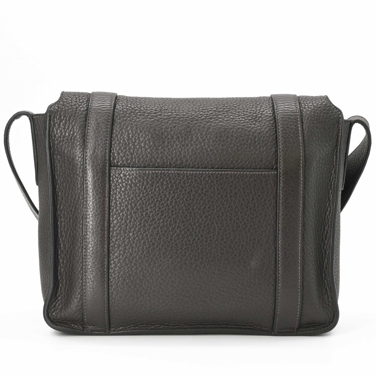 Hermes Caporal Blue Etain Taurillon Clemence Leather Shoulder Bag (Pre-Owned)
