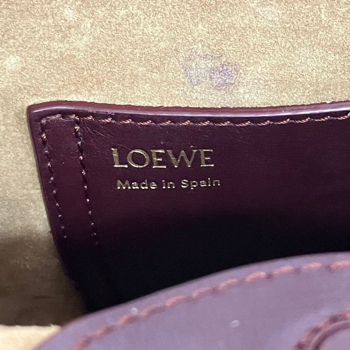 Loewe Dark Brown Leather Handbag (Pre-Owned)