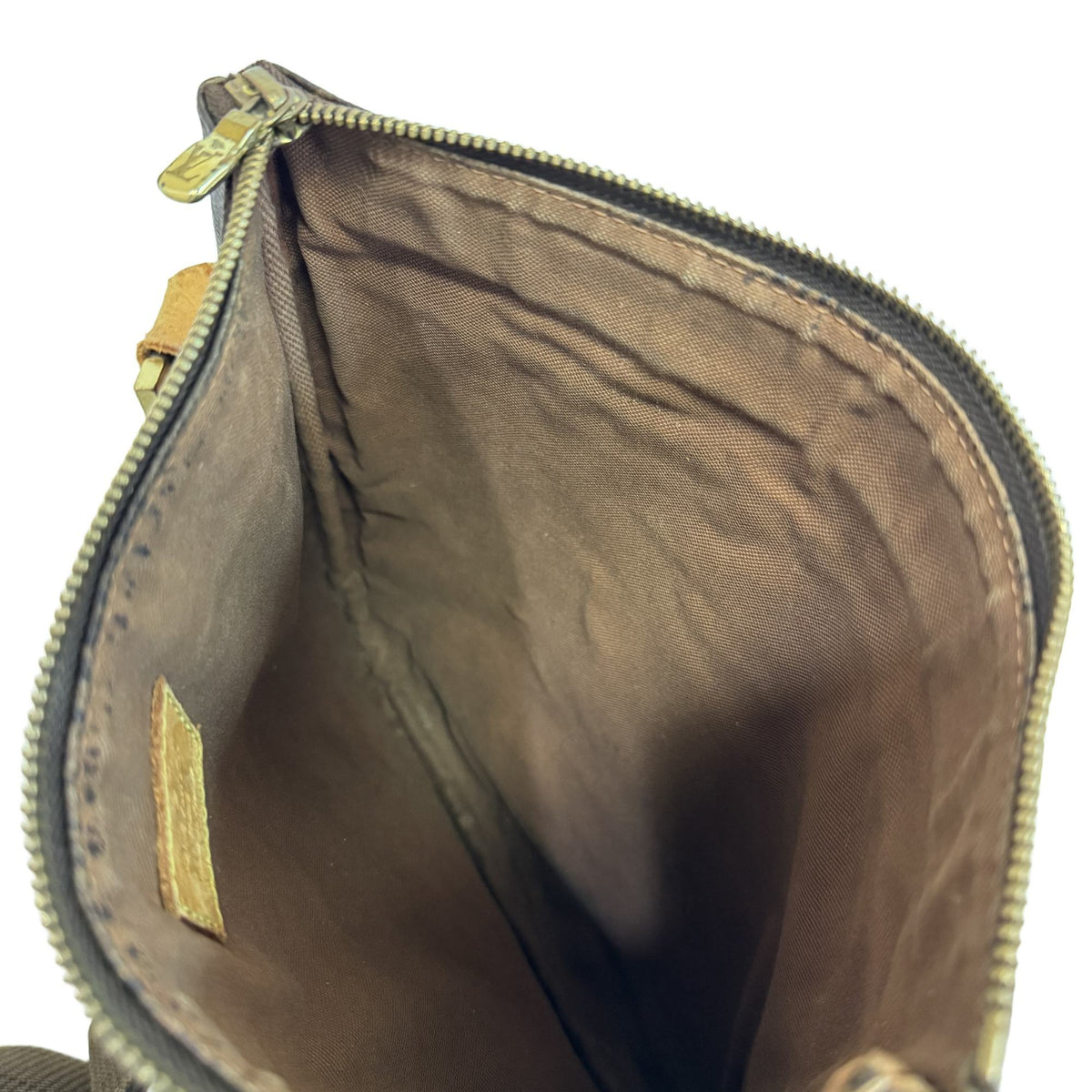 Louis Vuitton Brown Monogram Pochette Shoulder Bag (Pre-Owned)