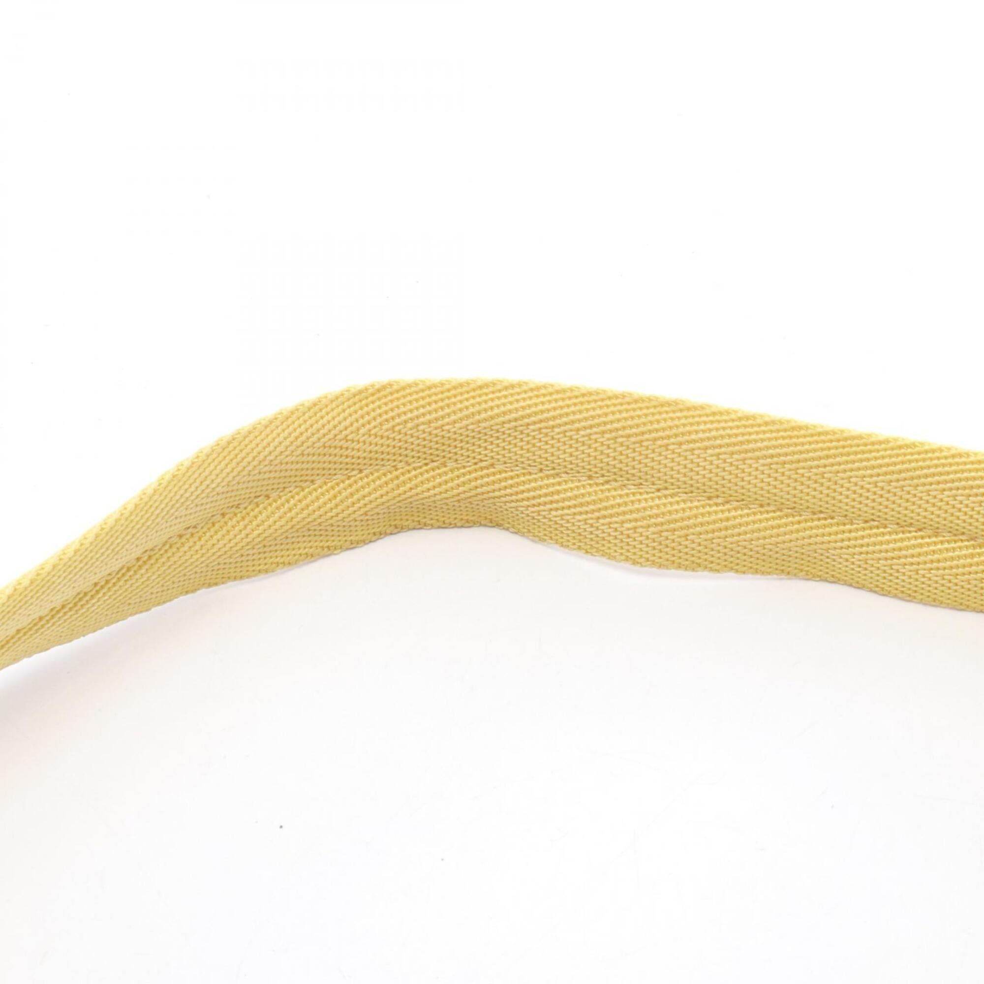 Prada Yellow Nylon Handbag (Pre-Owned)