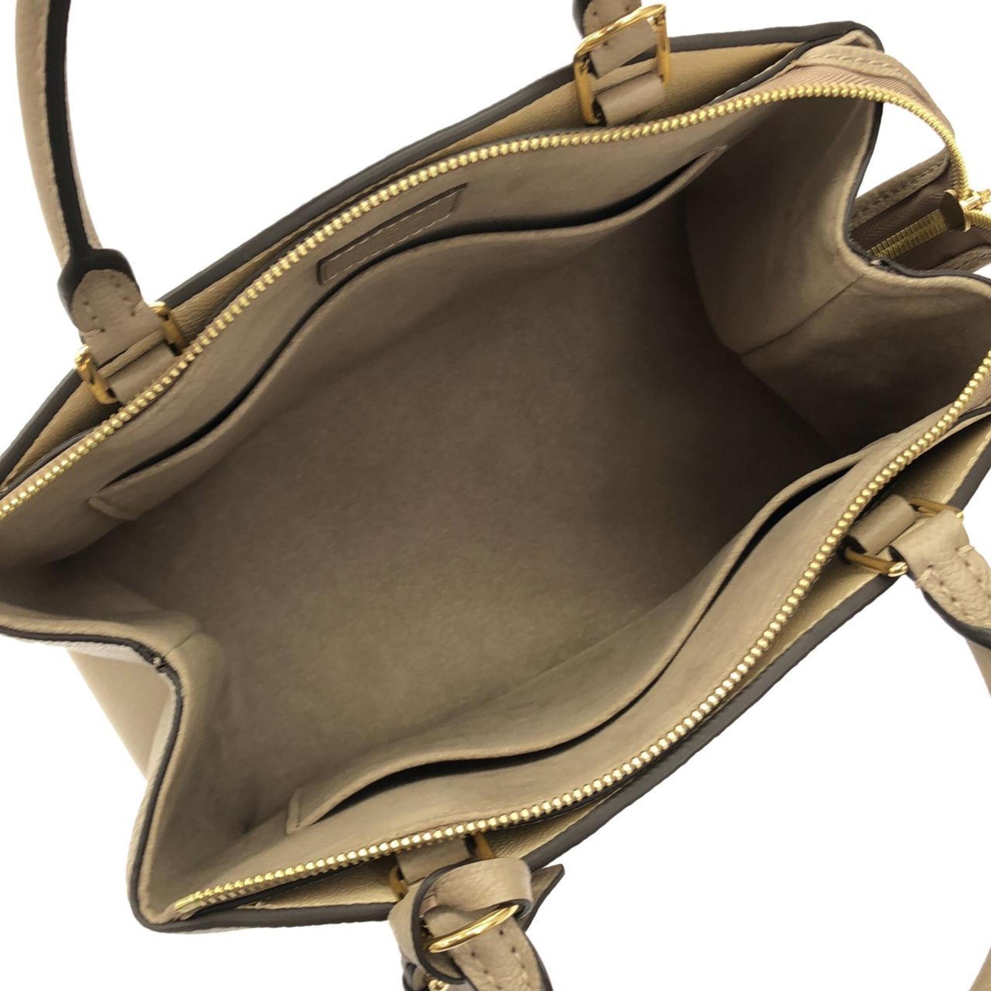 Louis Vuitton Cream Tourterelle Leather Handbag (Pre-Owned)