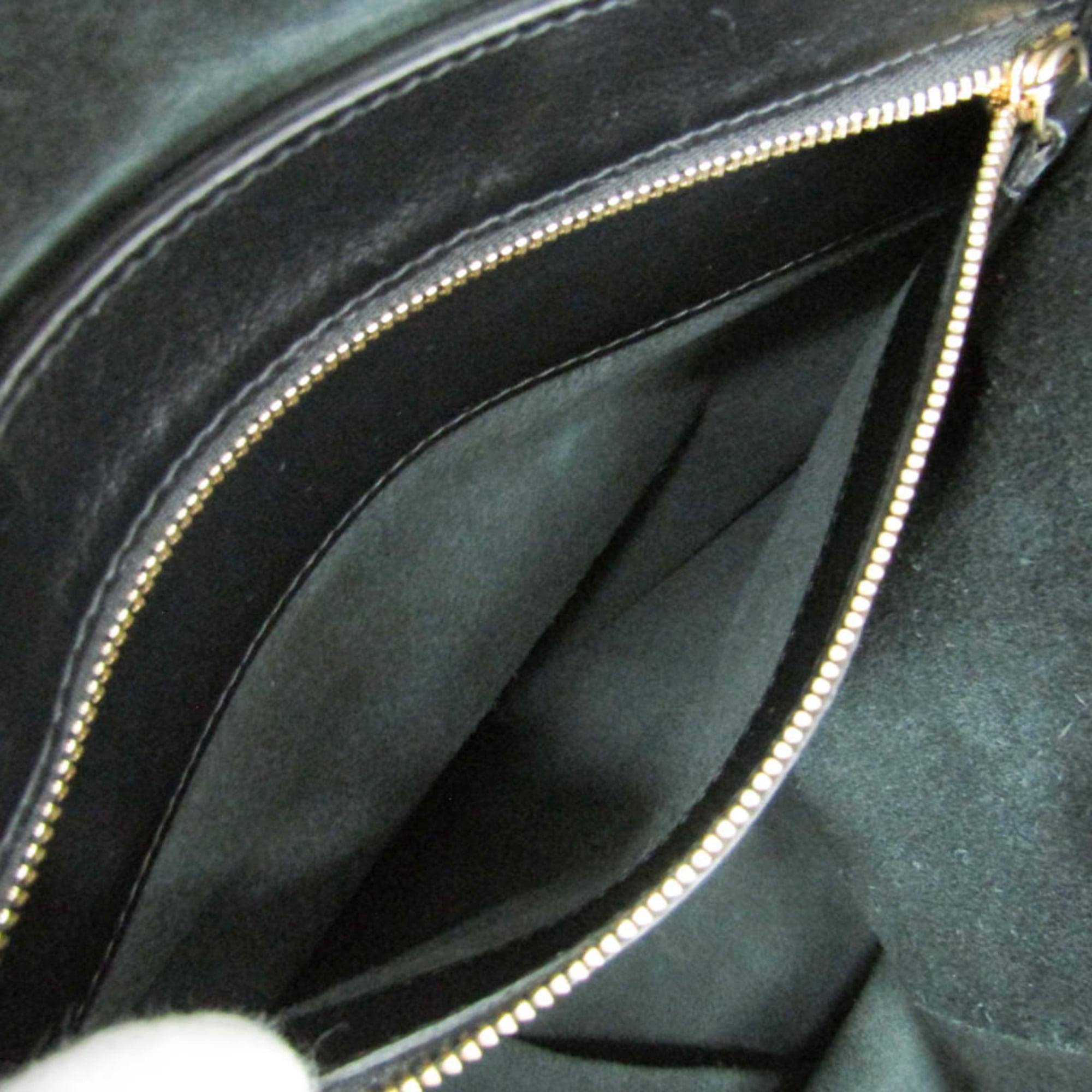 Celine Cabas Black Leather Tote Bag (Pre-Owned)