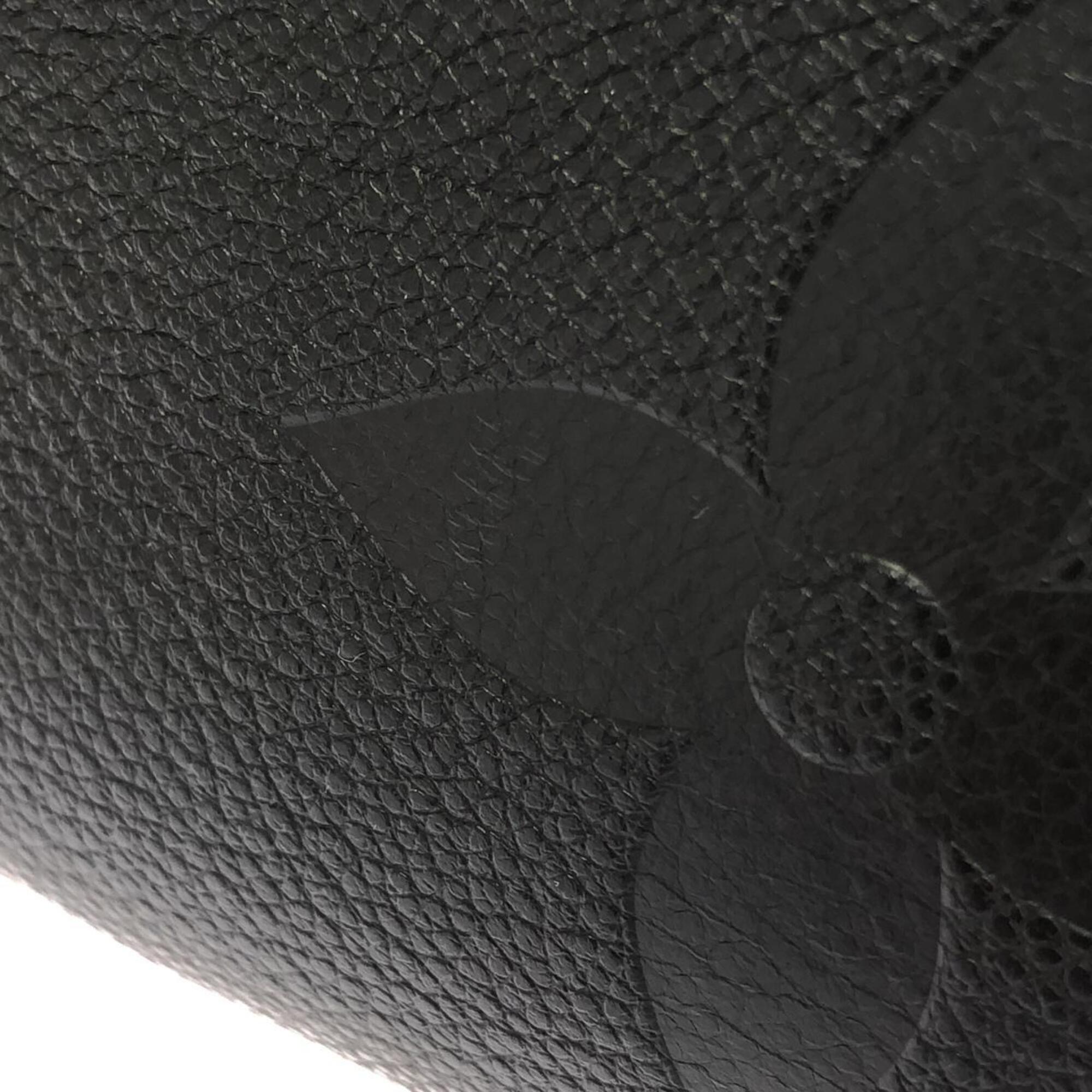 Louis Vuitton Black Leather Handbag (Pre-Owned)