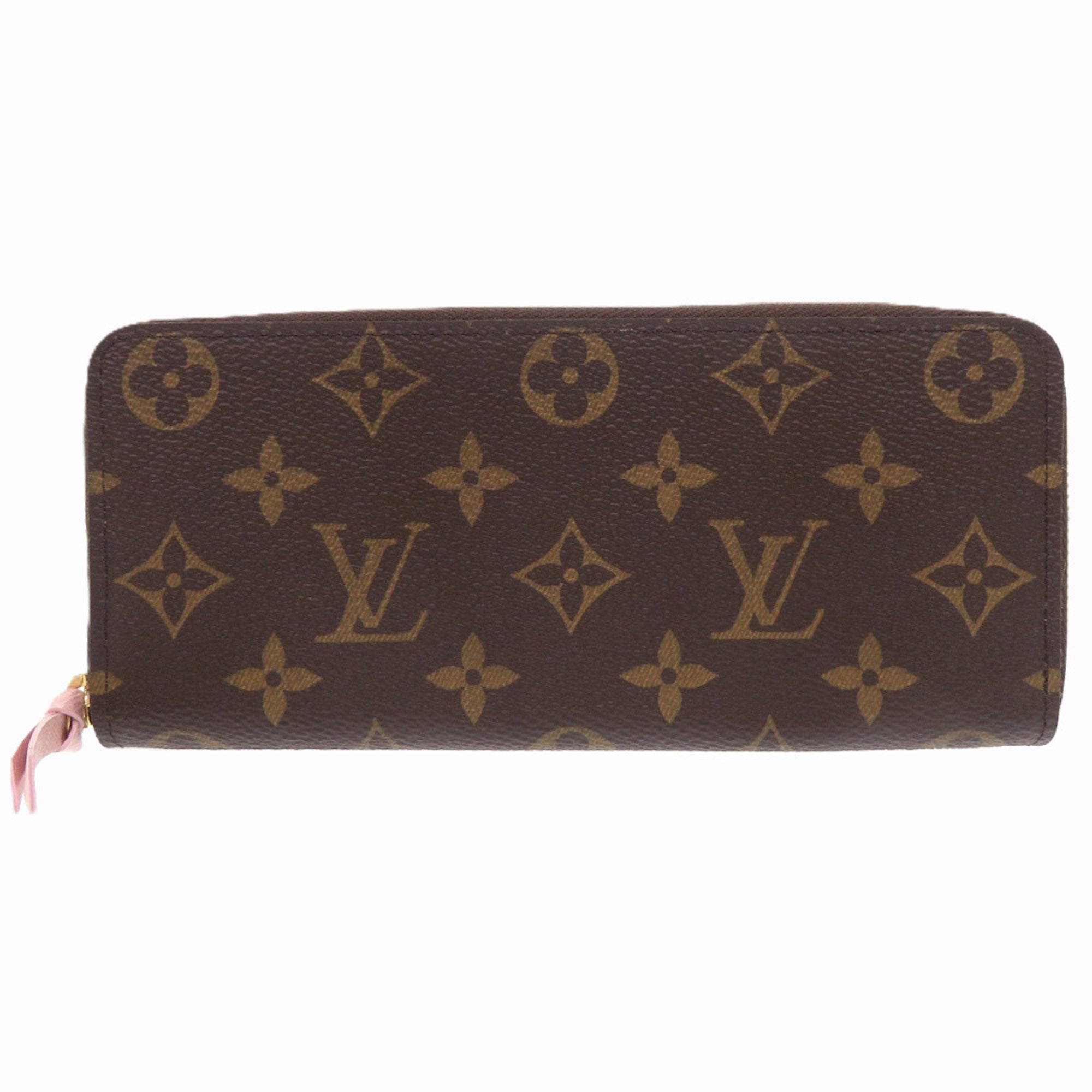 Louis Vuitton Brown Monogram Rose Ballerine Monogram Long Wallet (Bi-Fold) (Pre-Owned)