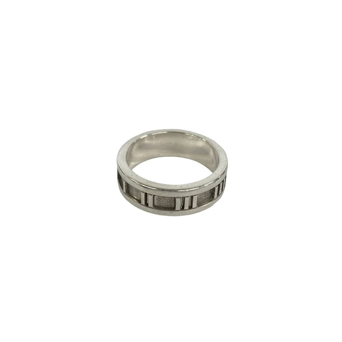 Tiffany Silver Silver 925 Band Ring (Pre-Owned)